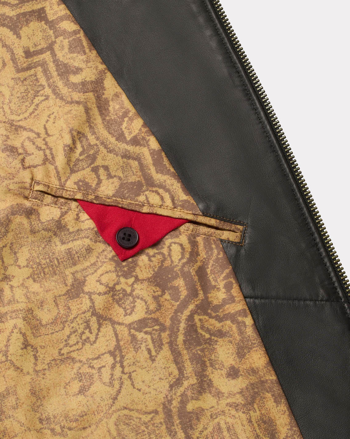 BLOUSON EN CUIR TROOPER NOIR