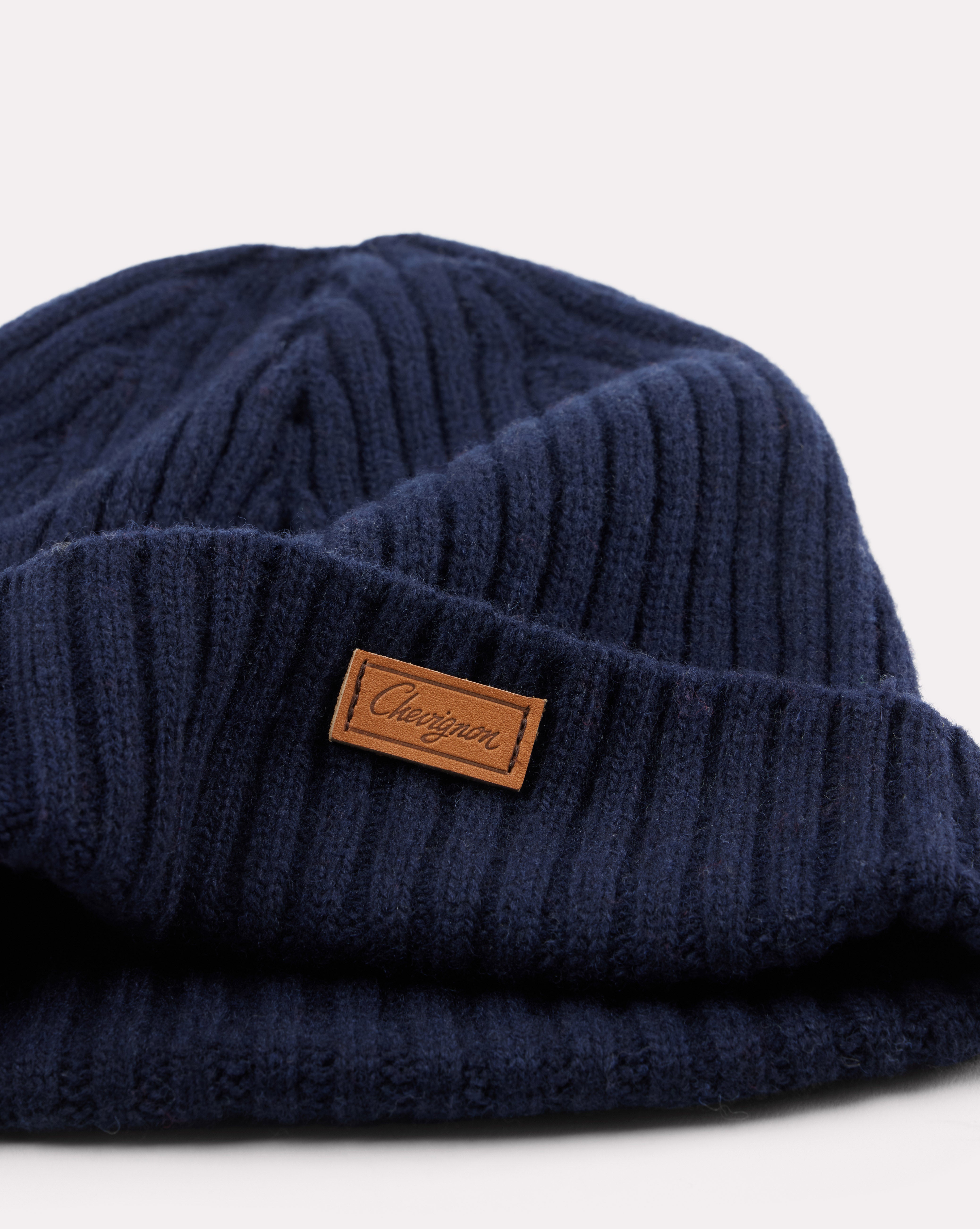FRENCH BEANIE NAVY BLUE HAT