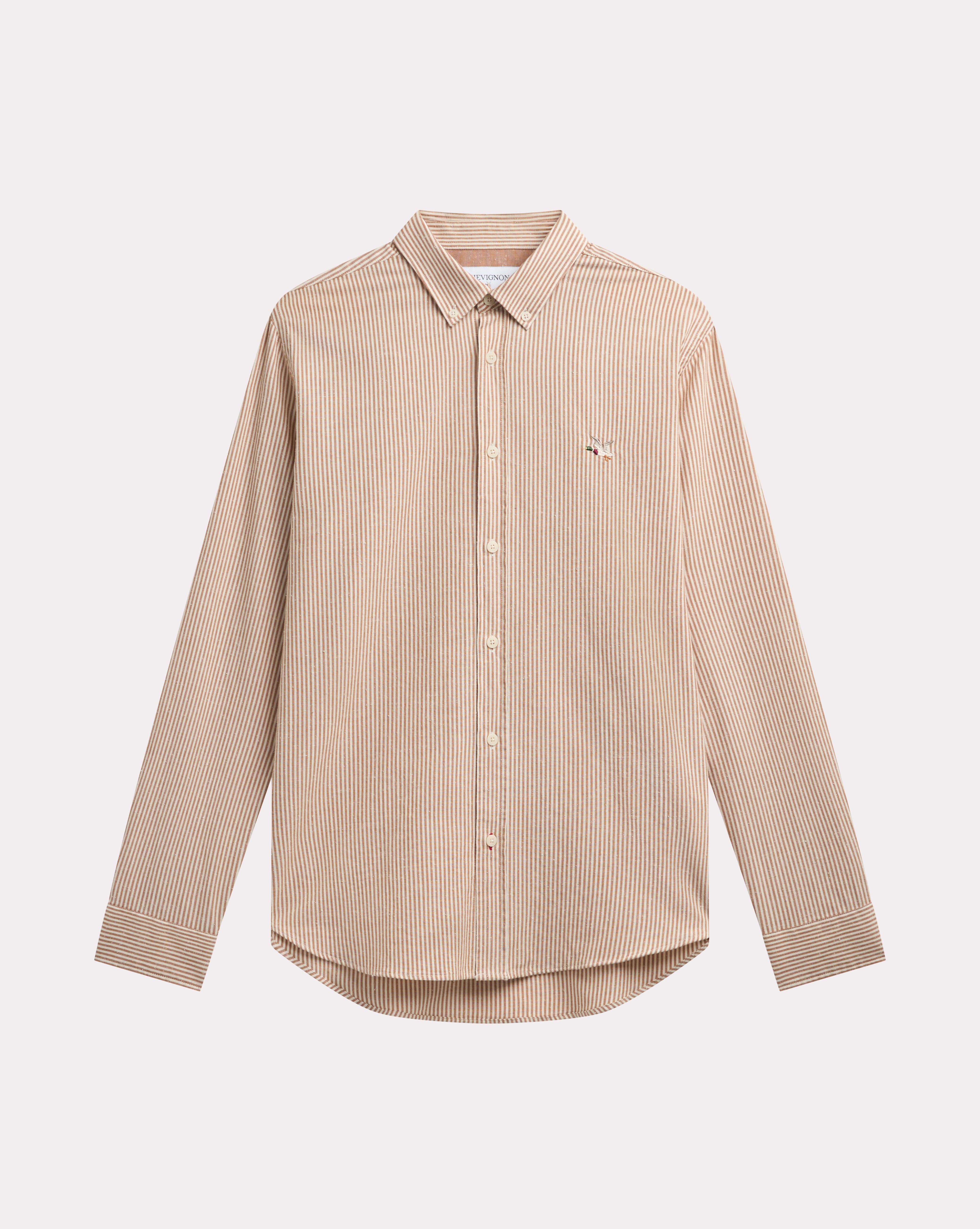 SAKO BROWN OXFORD SHIRT