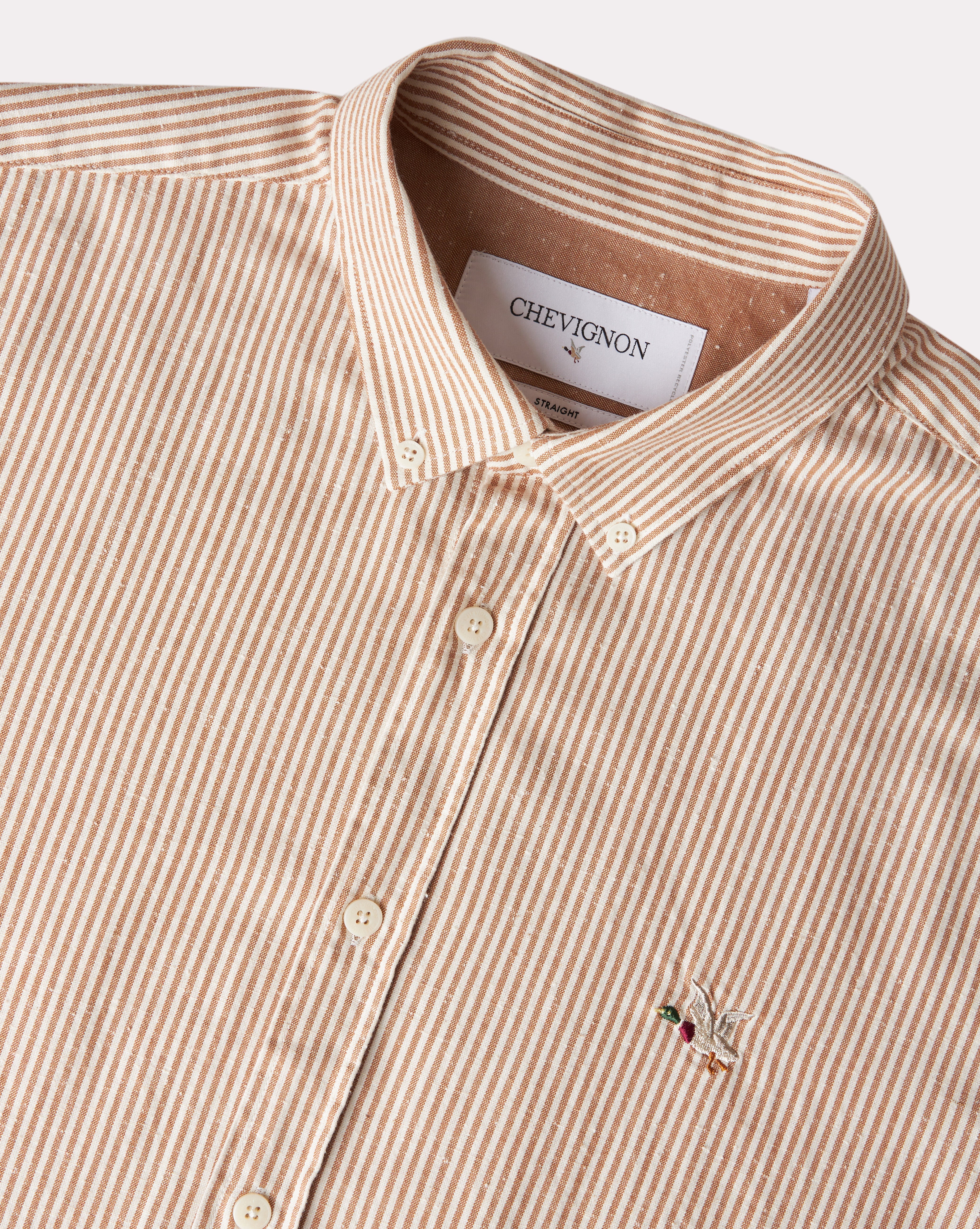 SAKO BROWN OXFORD SHIRT
