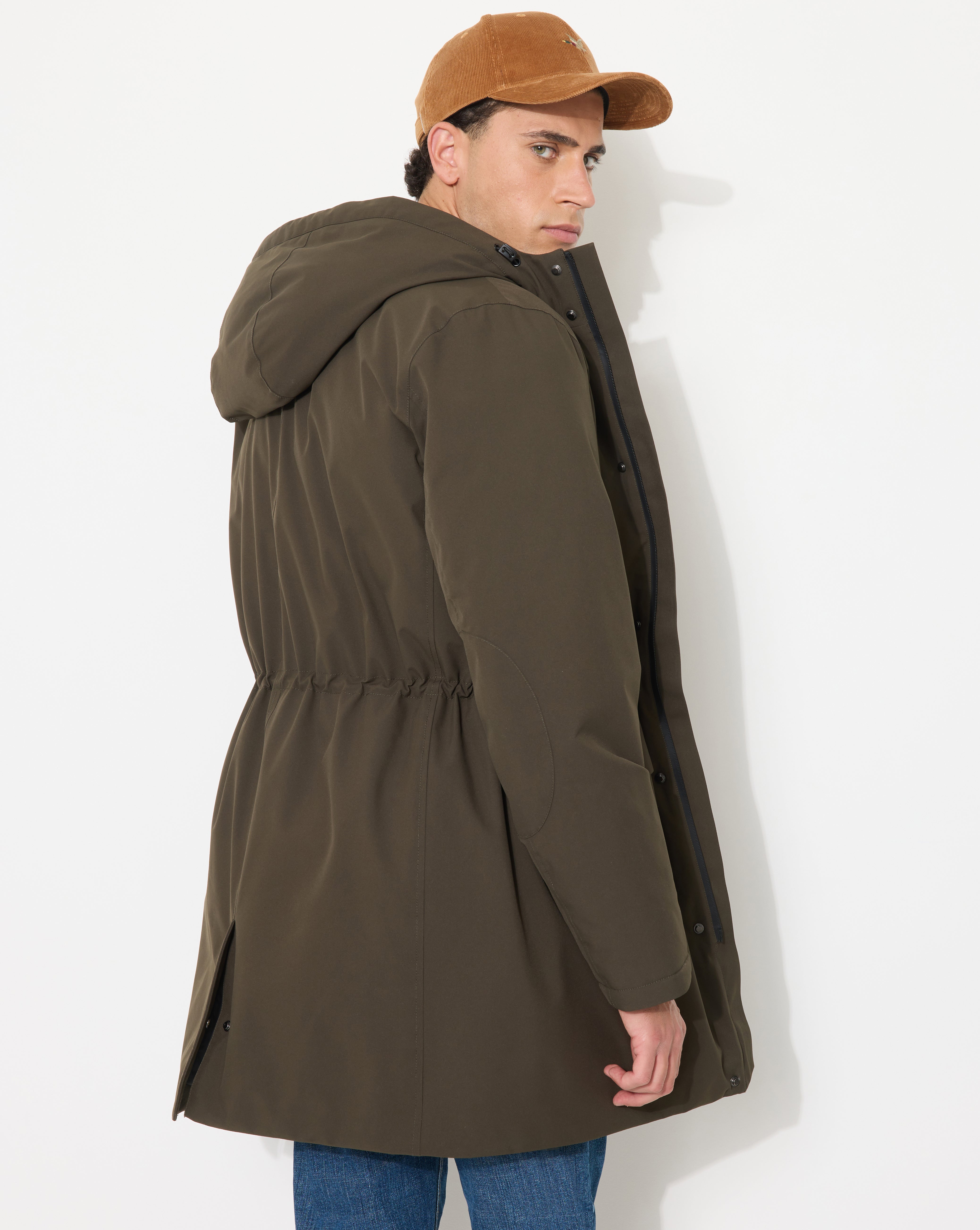 Khakifarbener Parka