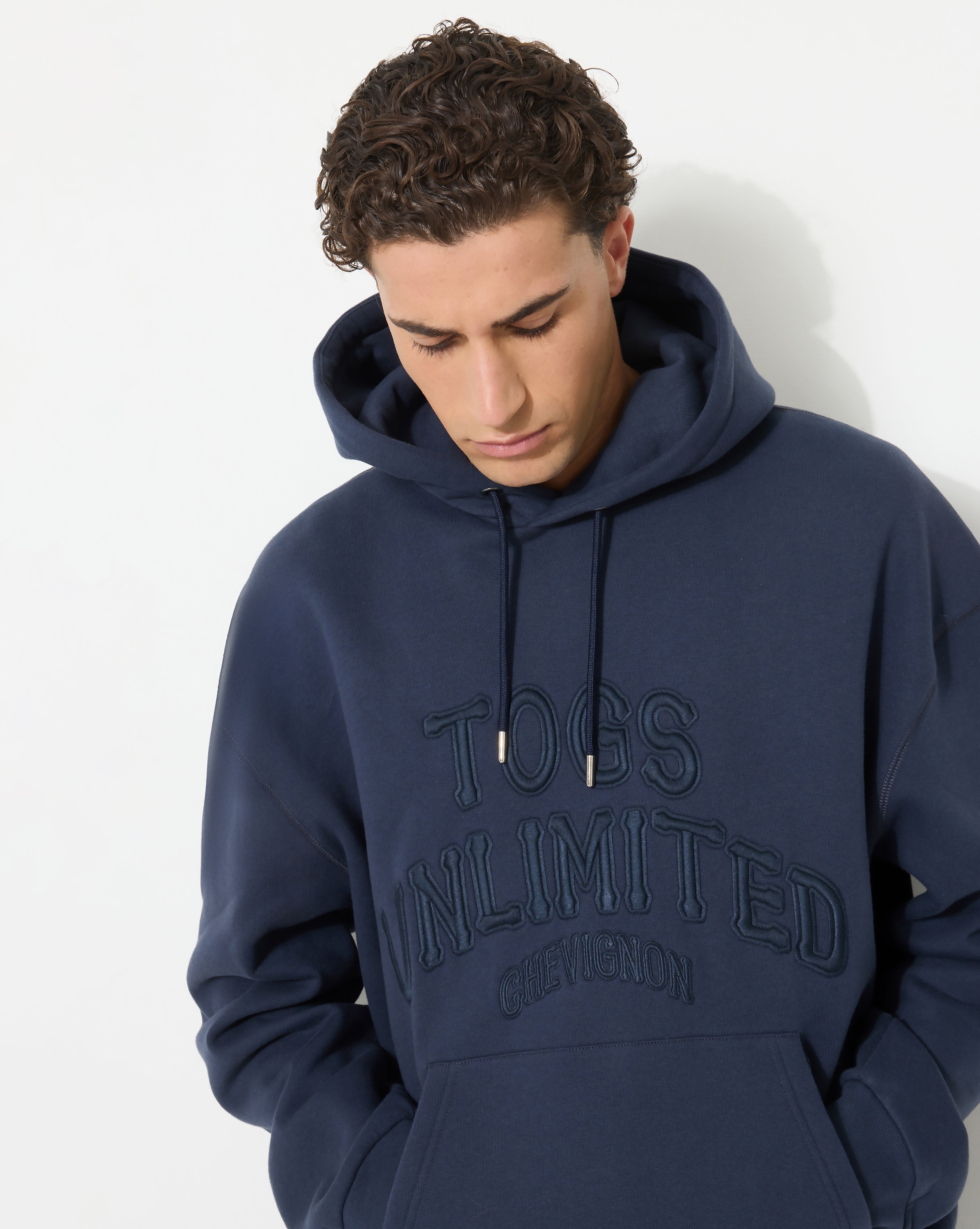 SWEAT HOOD TOGS BLAU