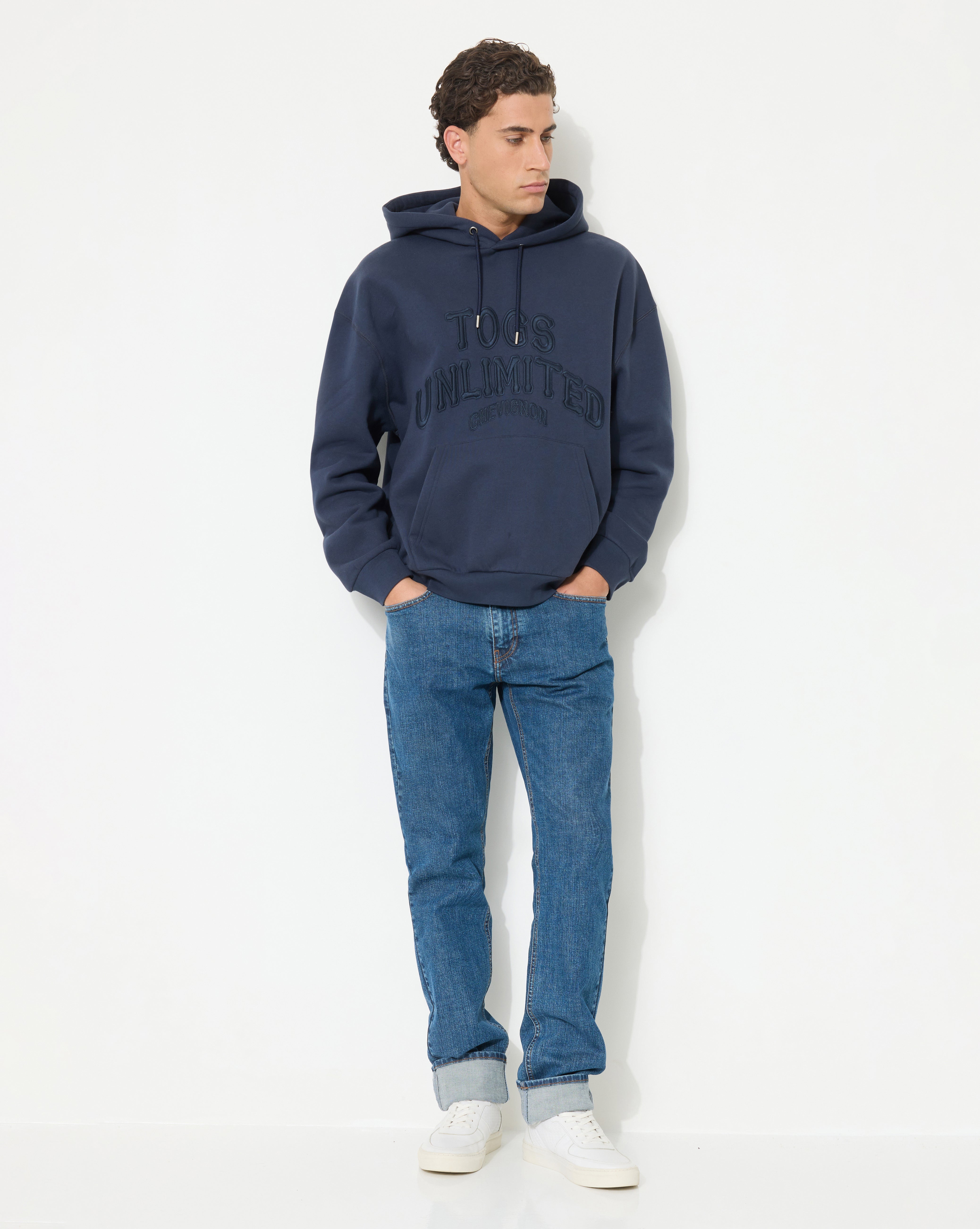 SWEAT HOOD TOGS BLAU