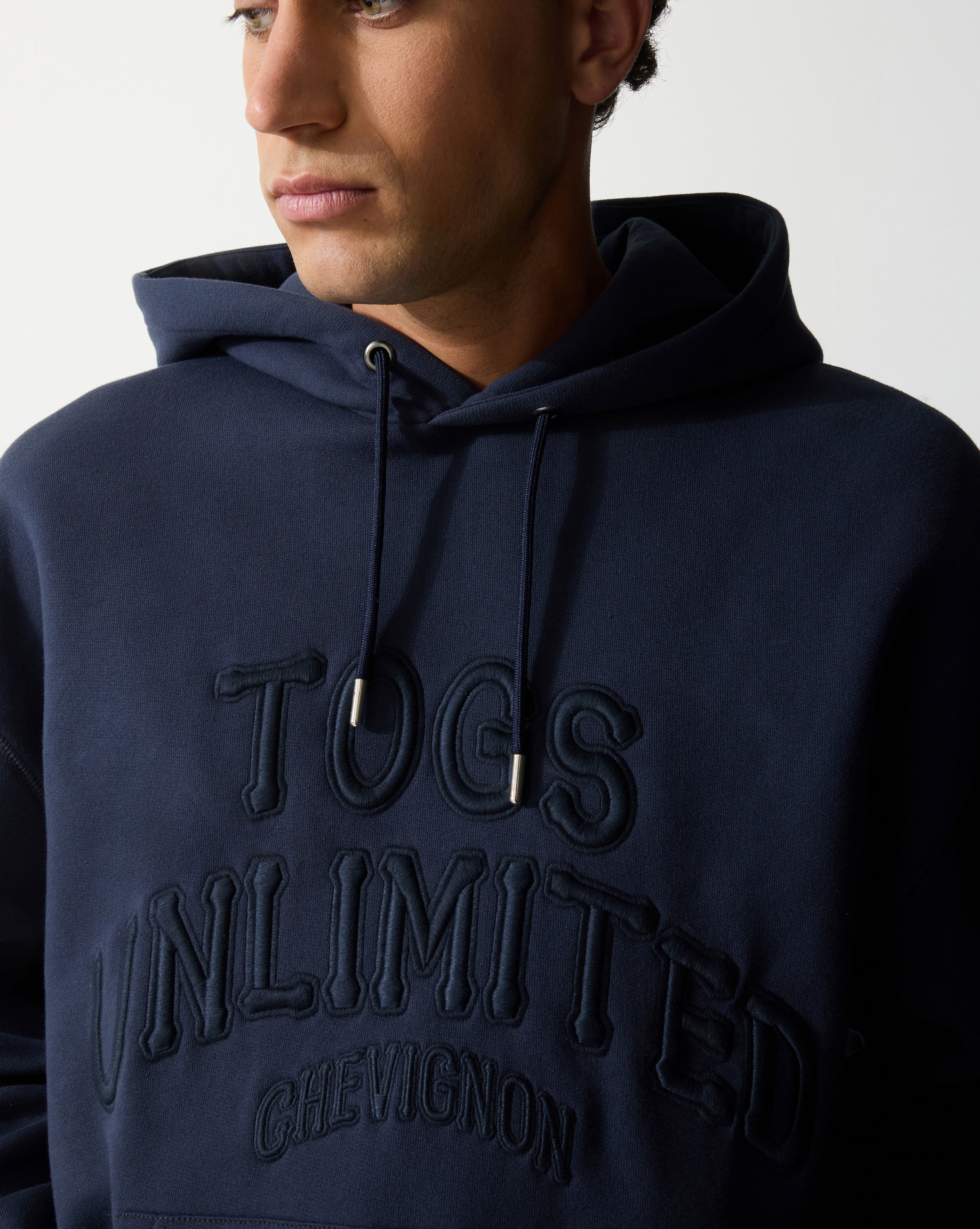 SWEAT HOOD TOGS BLAU