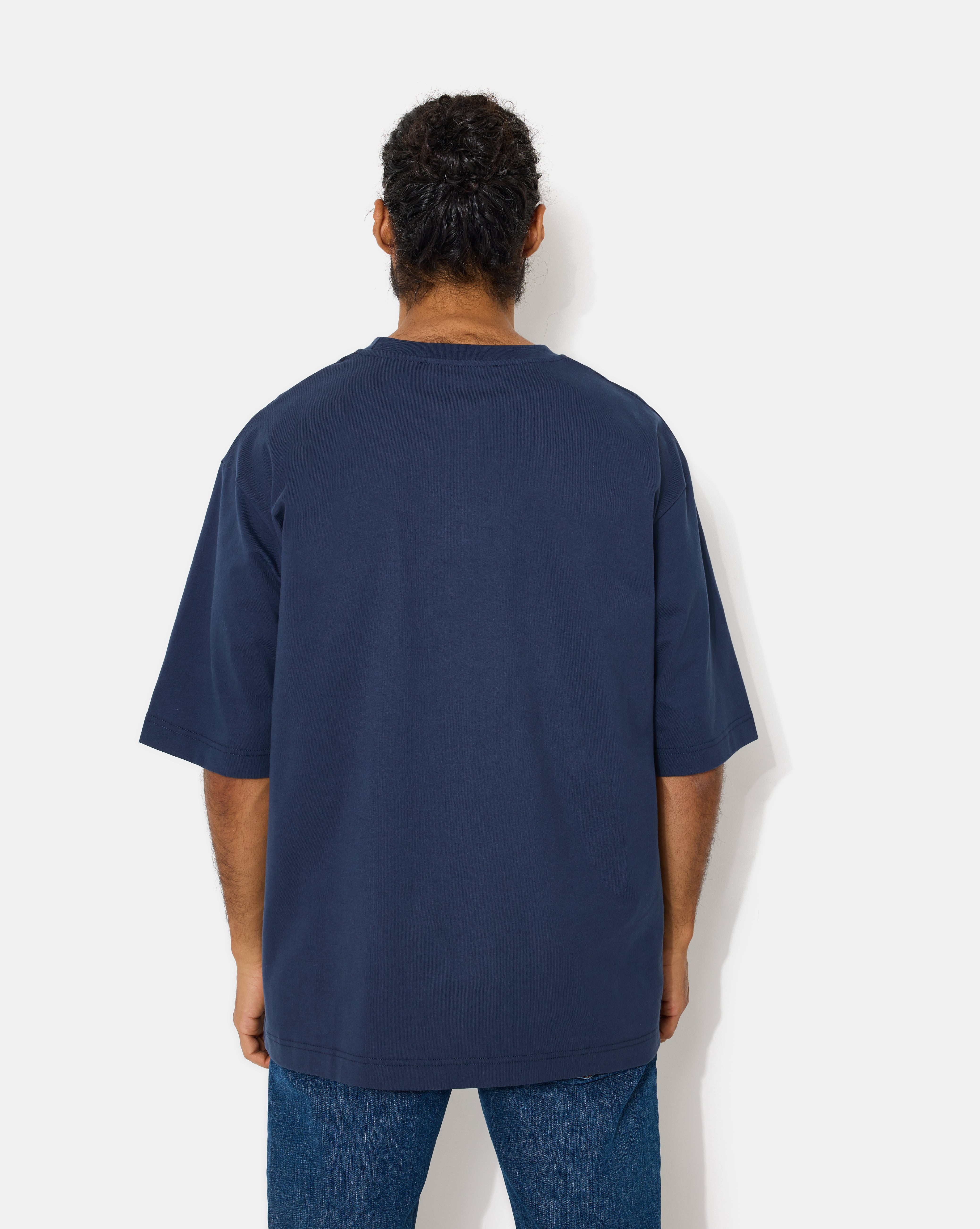 T-SHIRT CITY TEE OVERSIZE BLEU