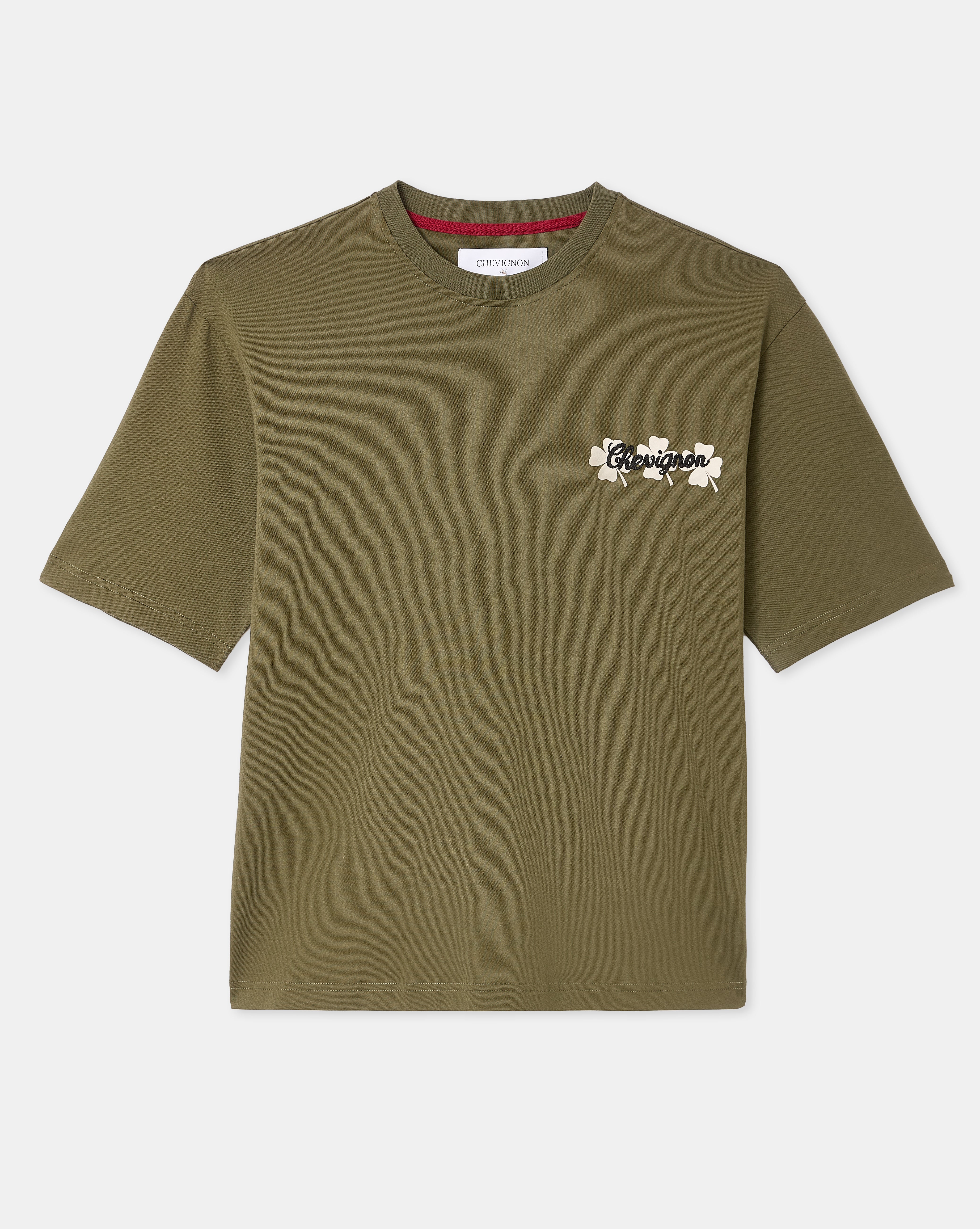 T-SHIRT CLOVER TEE OVERSIZE KAKI