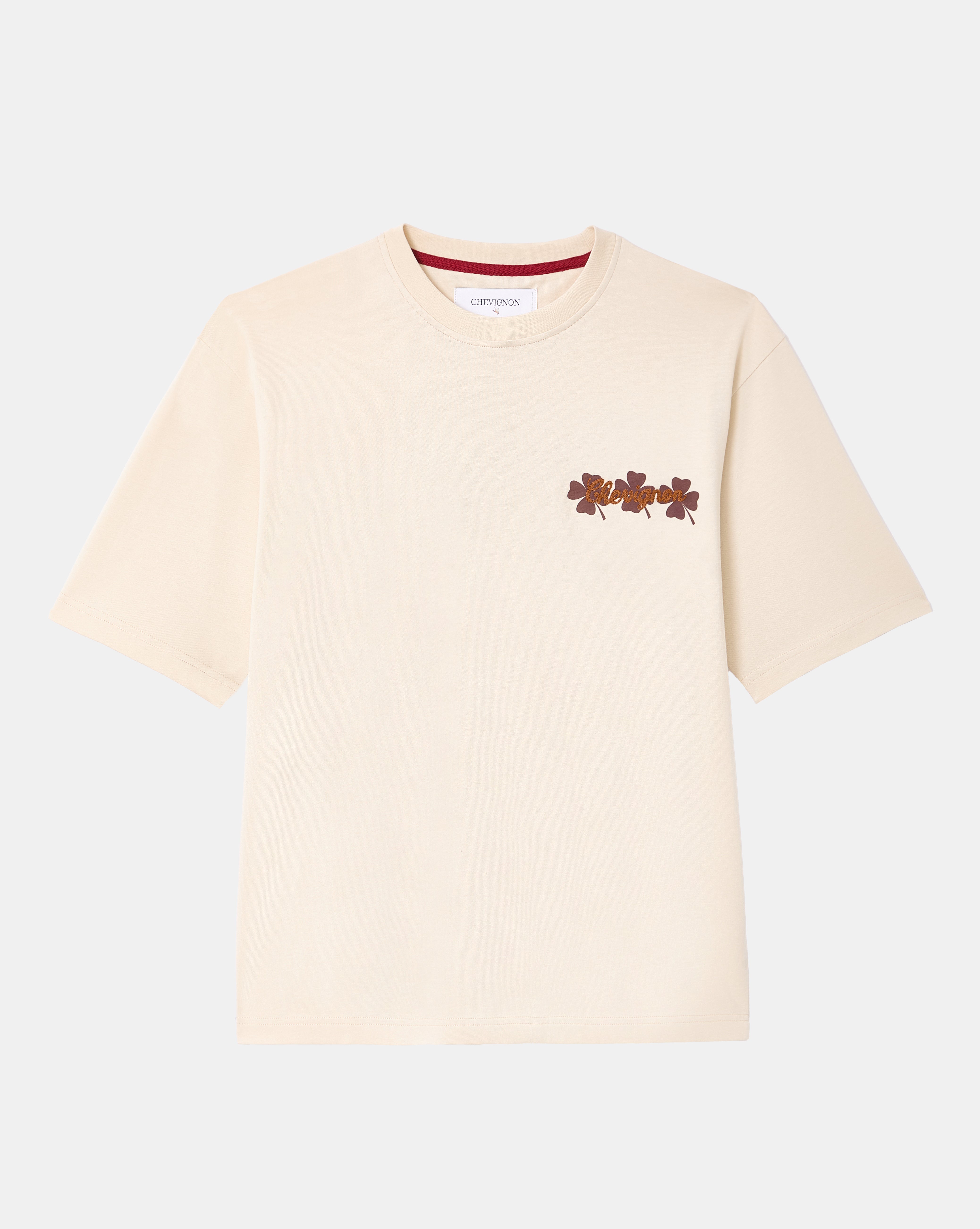 CLOVER TEE OVERSIZE ECRU T-SHIRT