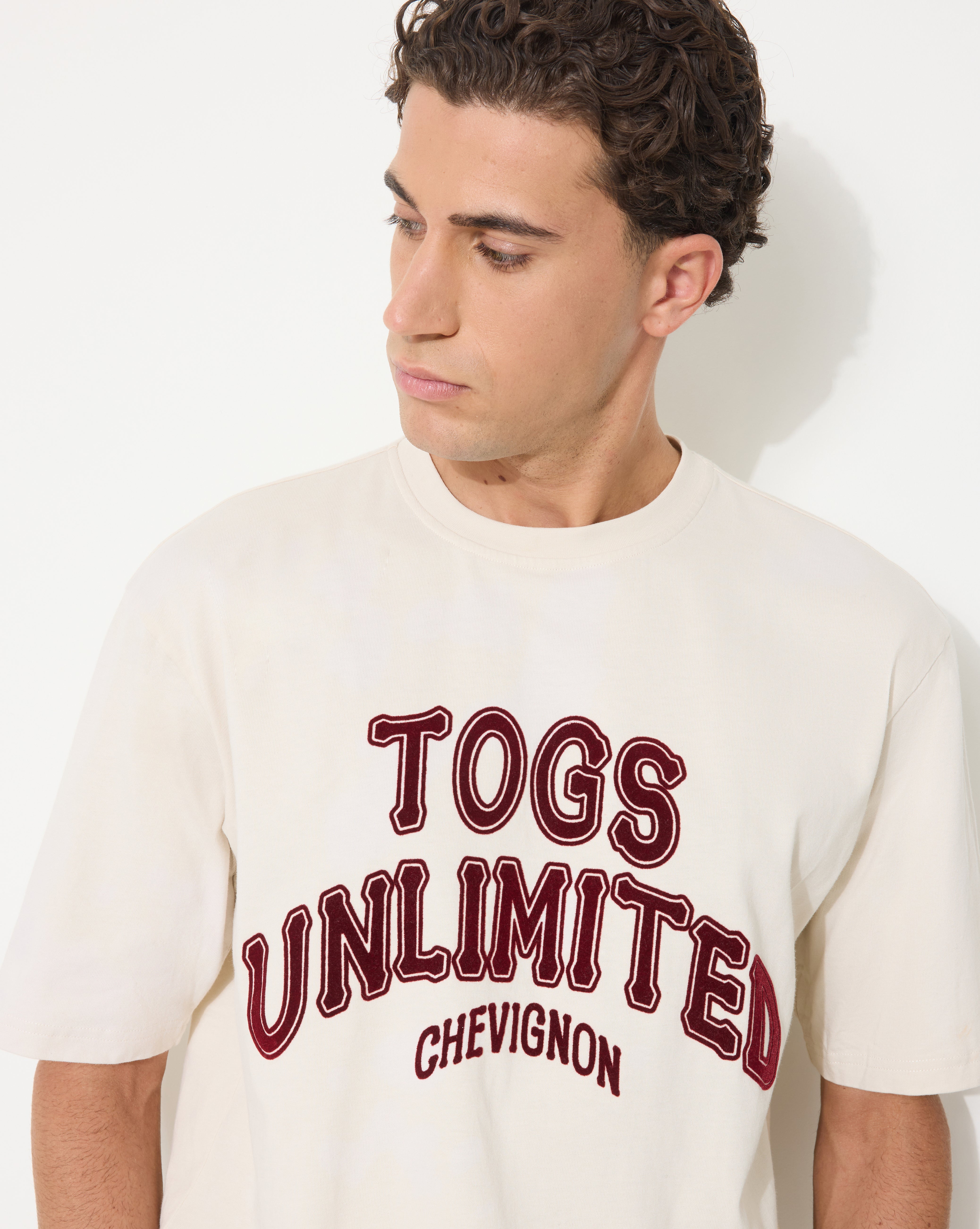 T-SHIRT UNLIMITED TEE ÉCRU