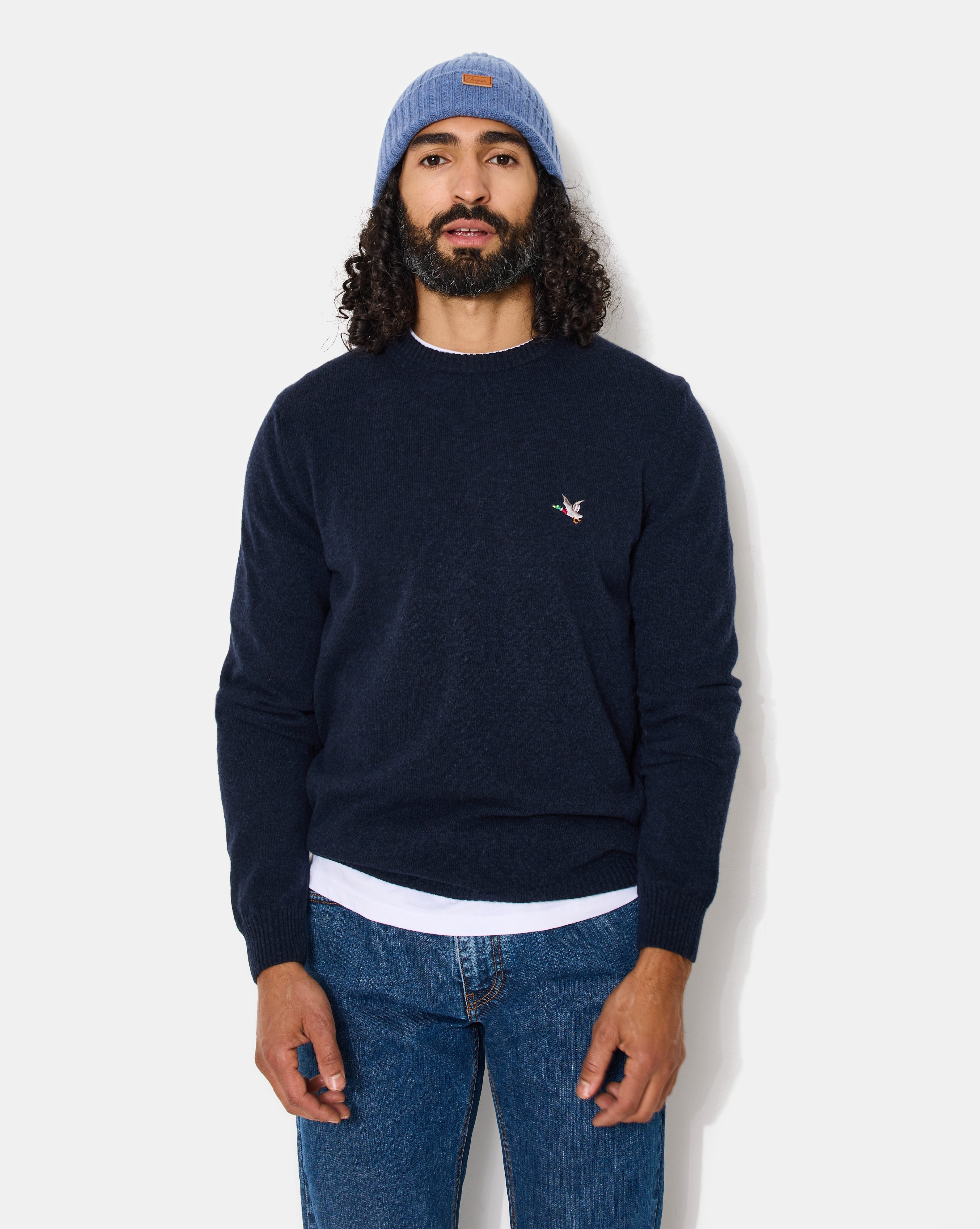 PULL EN LAINE WOOL RDC BLEU MARINE