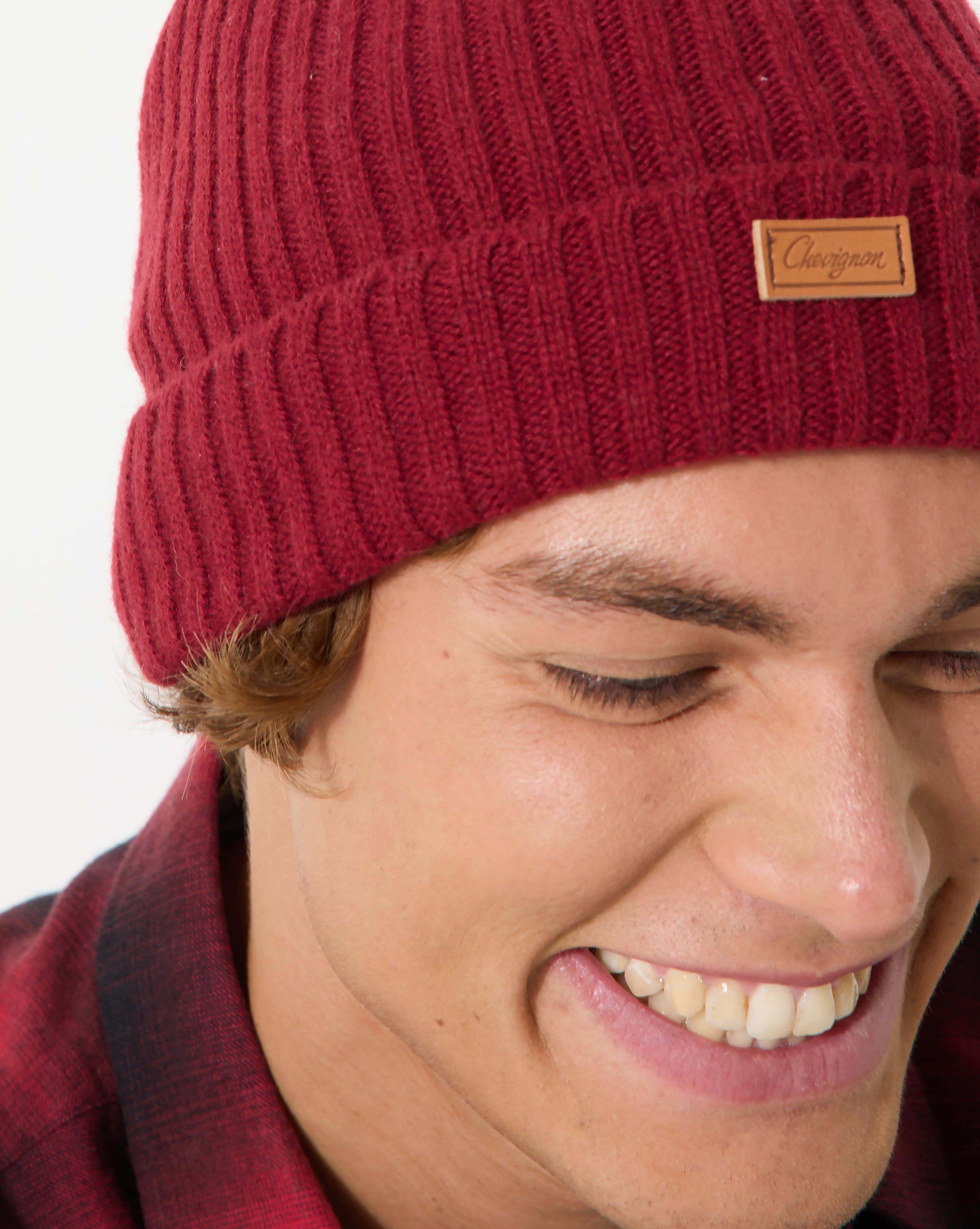 RED FRENCH BEANIE