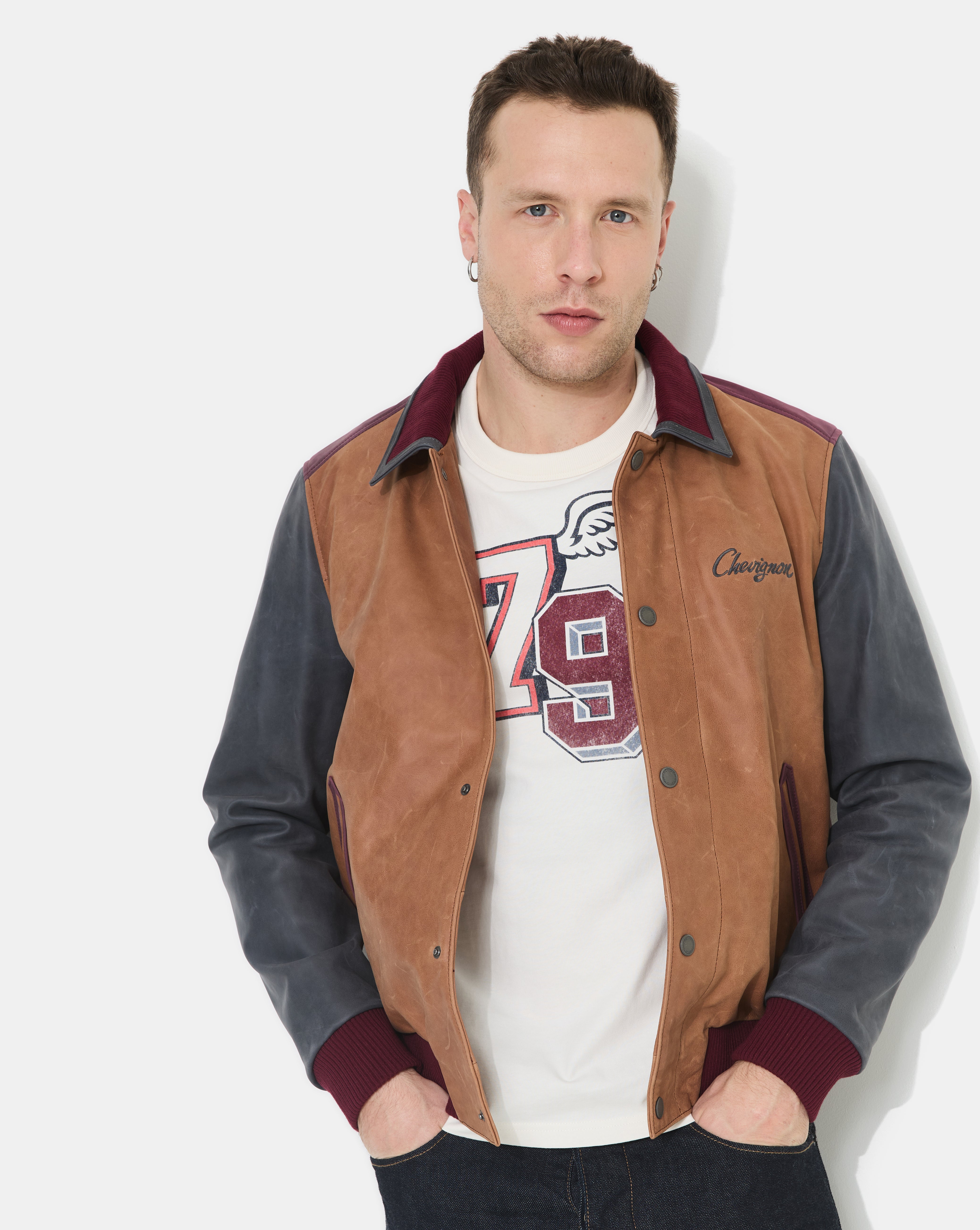 LEDERJACKE DEAREST BEIGE