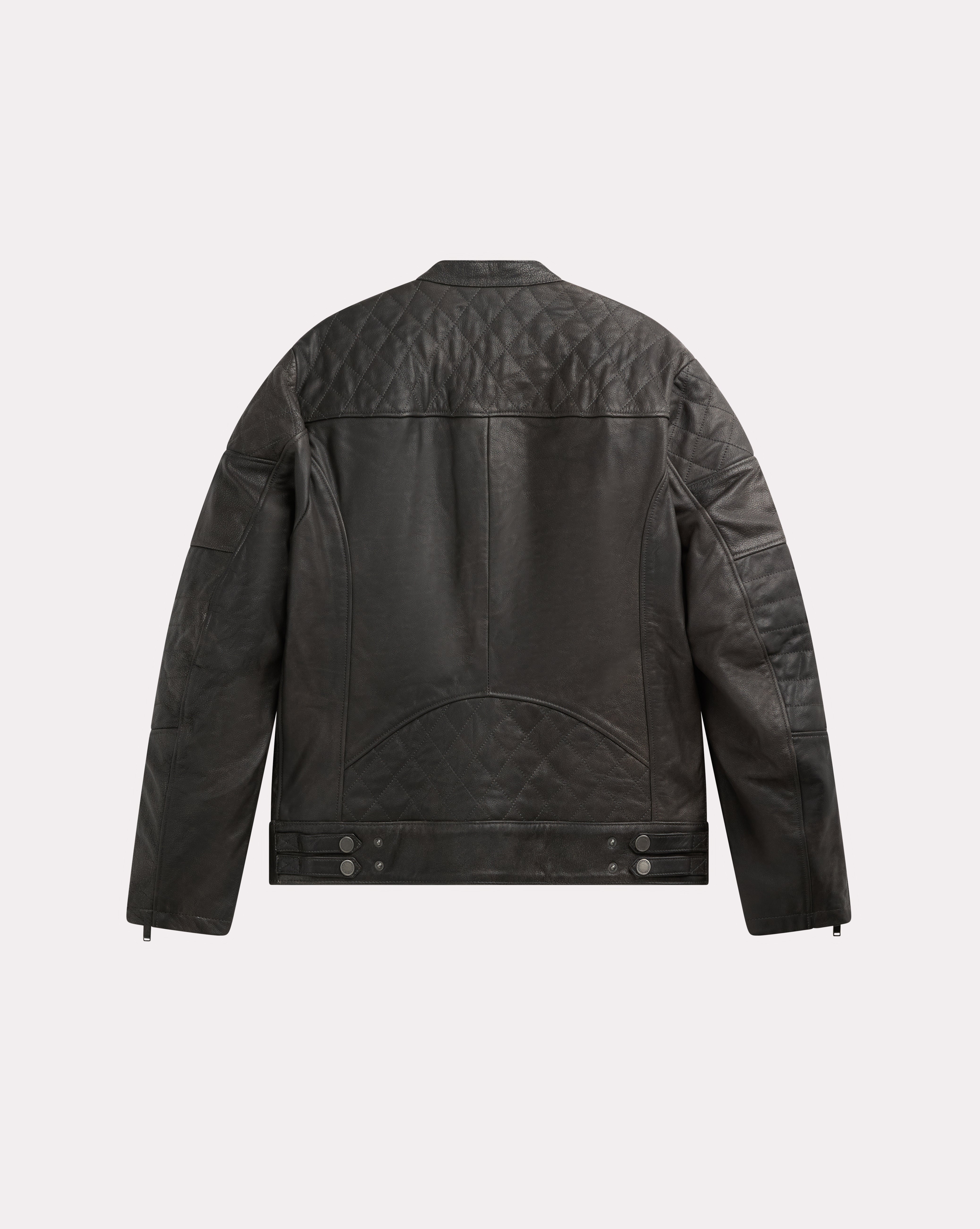 NEUE GRAUE BIKERJACKE