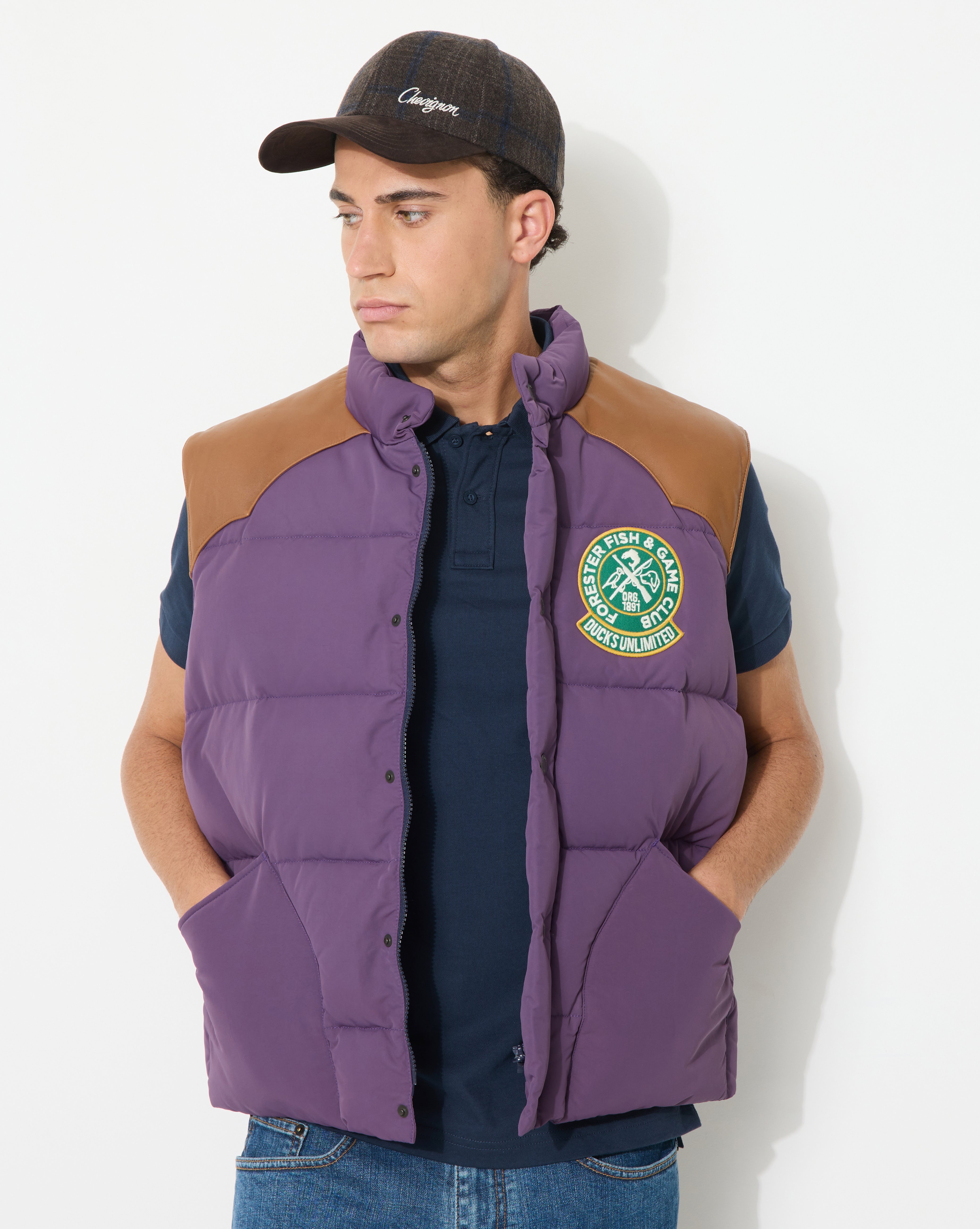 TOGS 1984 LILA DAUNENJACKE