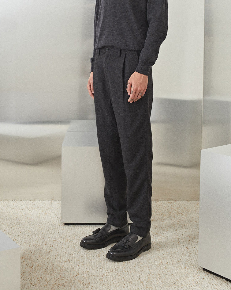 DUCK FOLD POP GRAUE HOSE