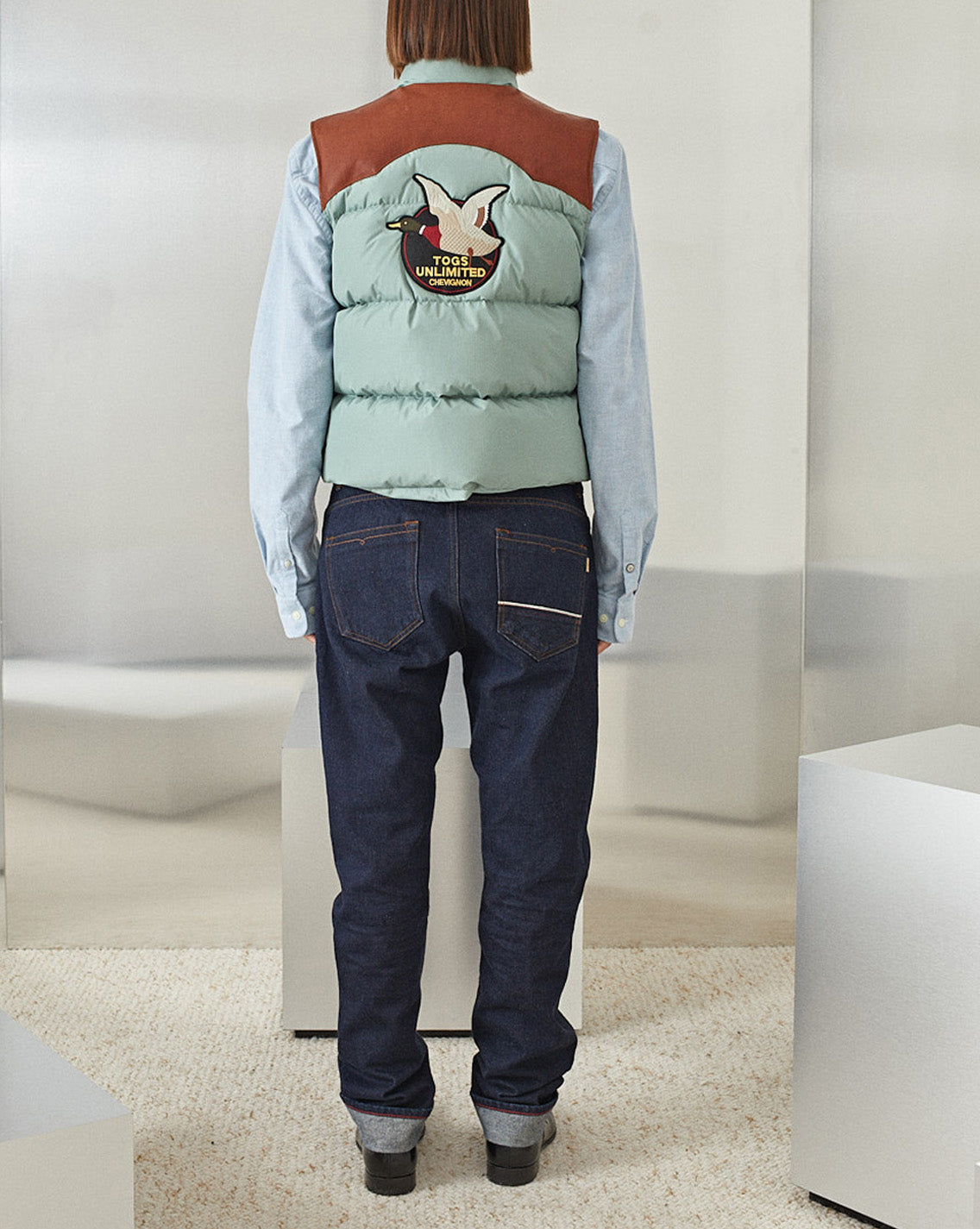 DOUDOUNE FEMME TOGS 1984 VERT CLAIR