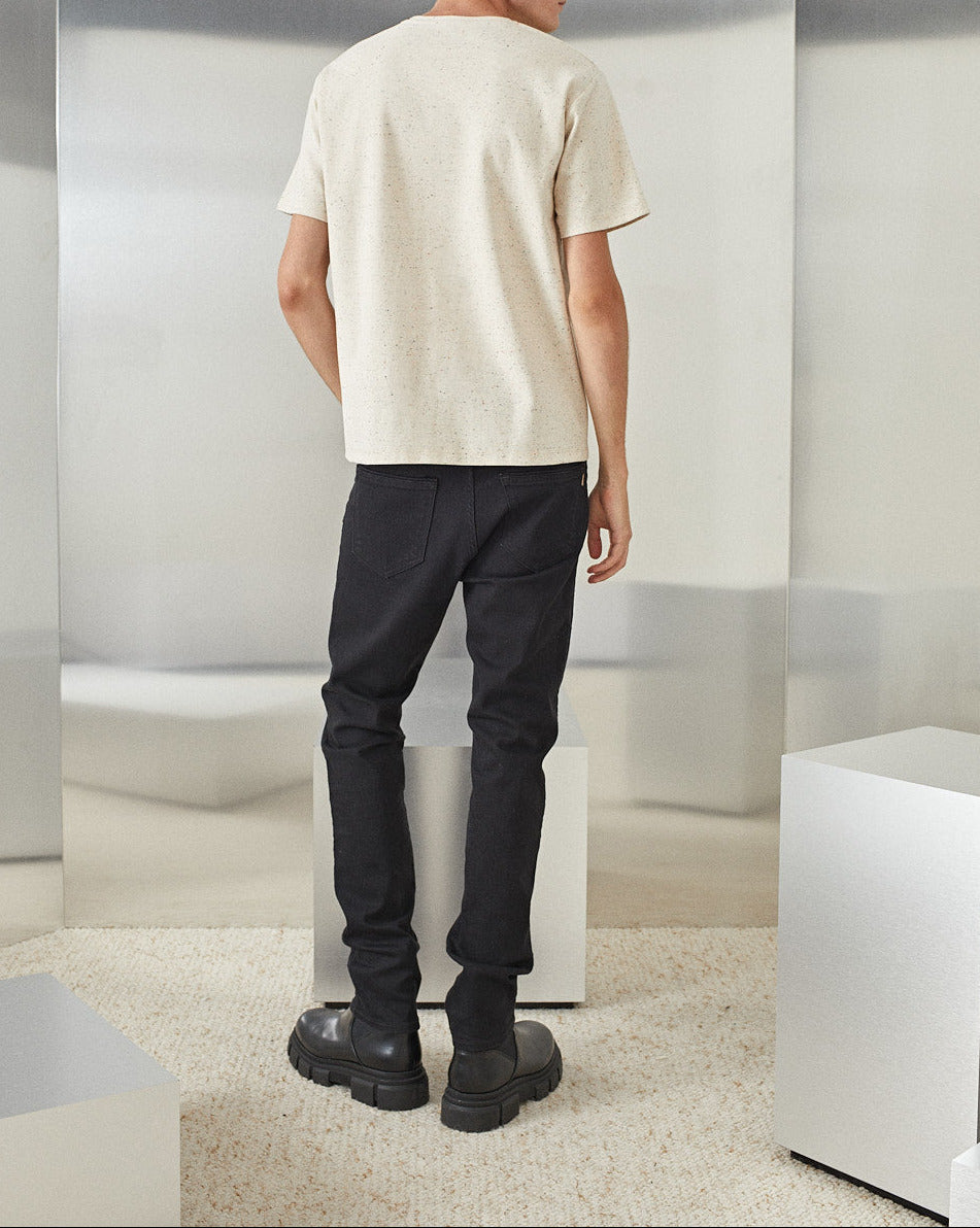 CITY TEE NEPS ECRU T-SHIRT