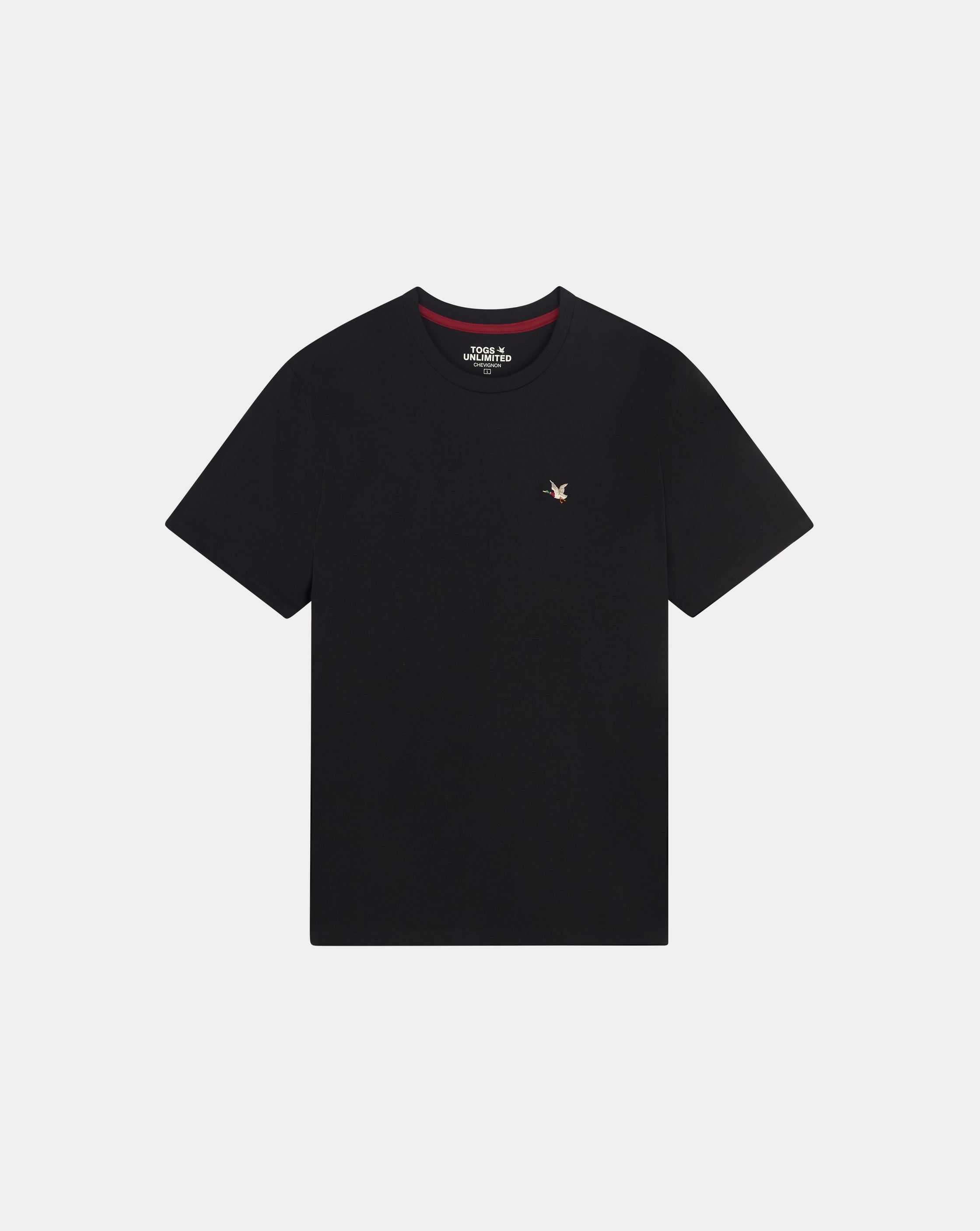 T-TOG'S SCHWARZES T-SHIRT