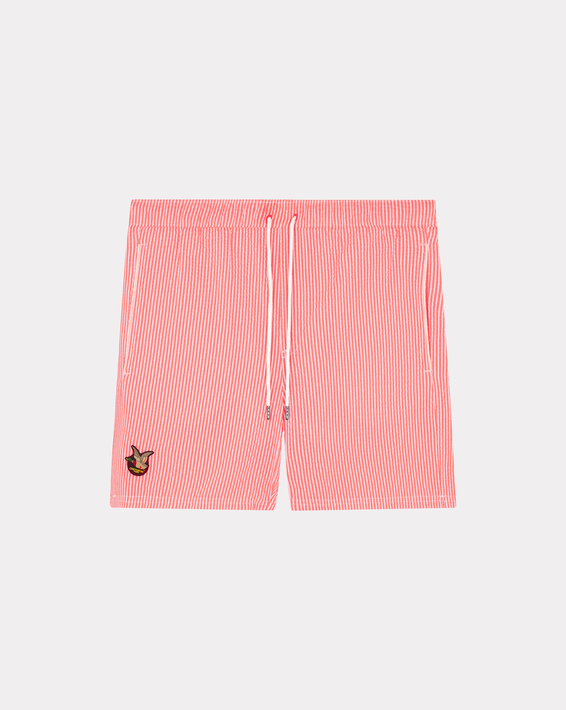 ROSA BADEANZUG MIT ENTEN-STREIFEN