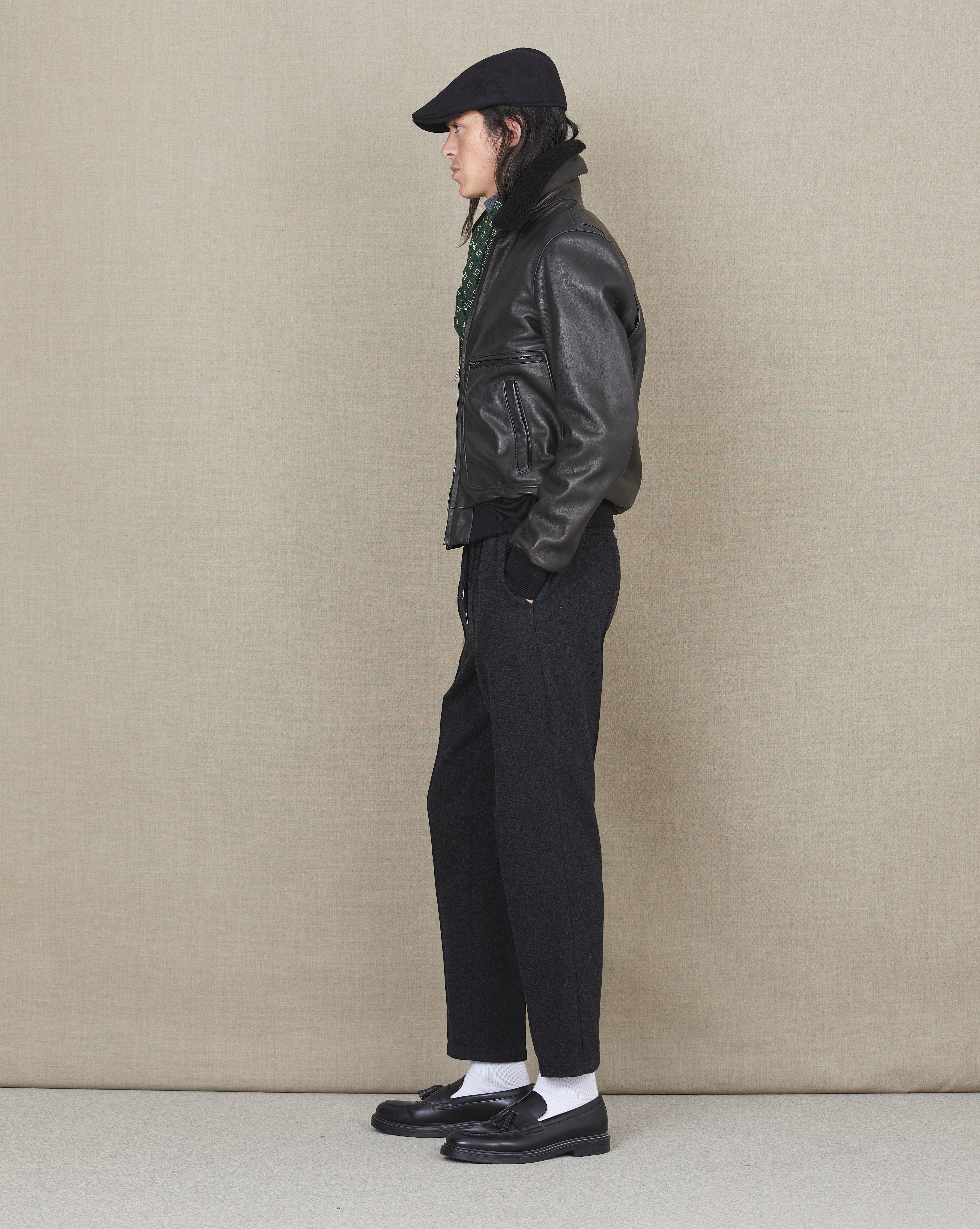 BLOUSON GYVER VINTAGE NOIR