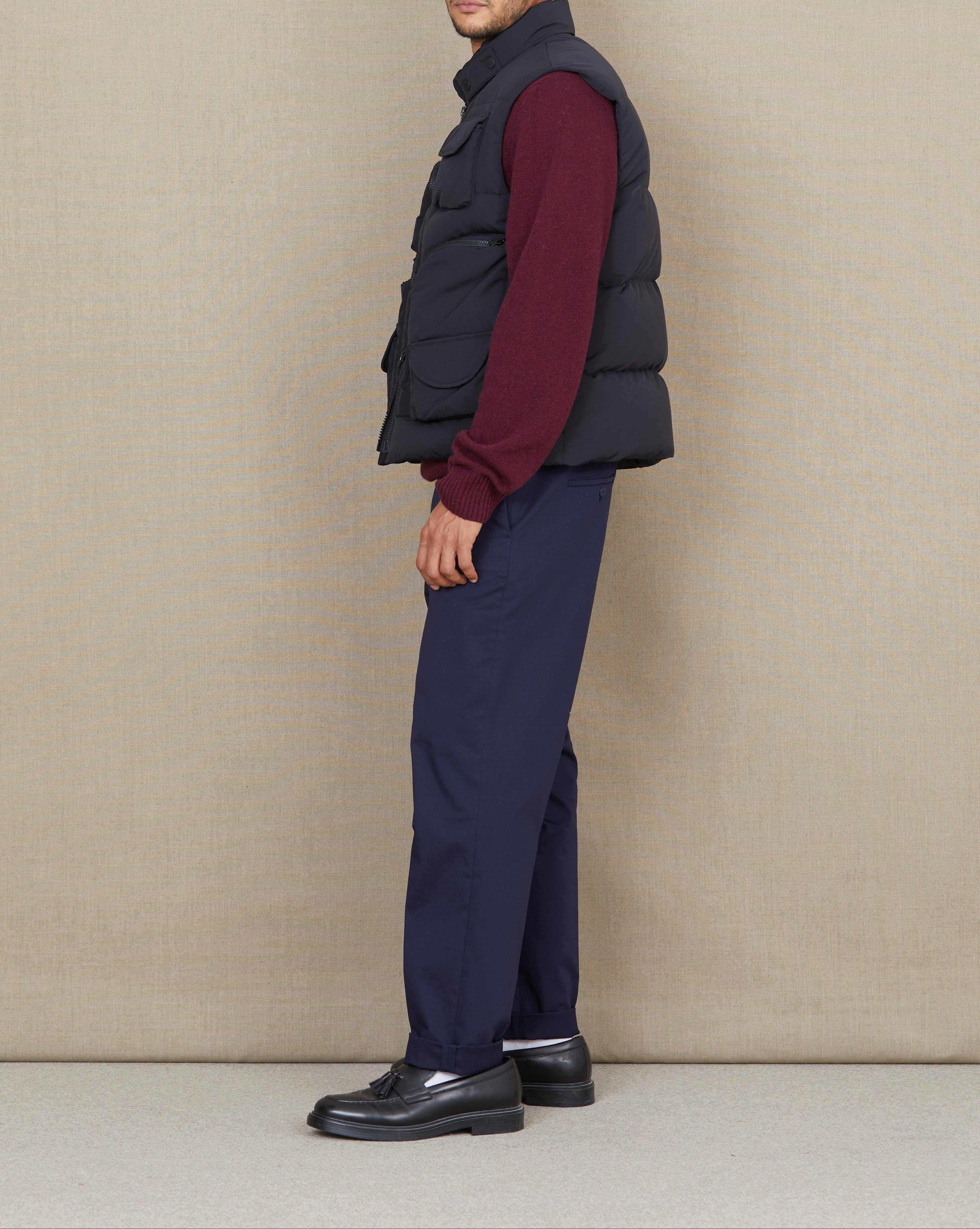 COMBAT TOGS BLACK DOWN JACKET