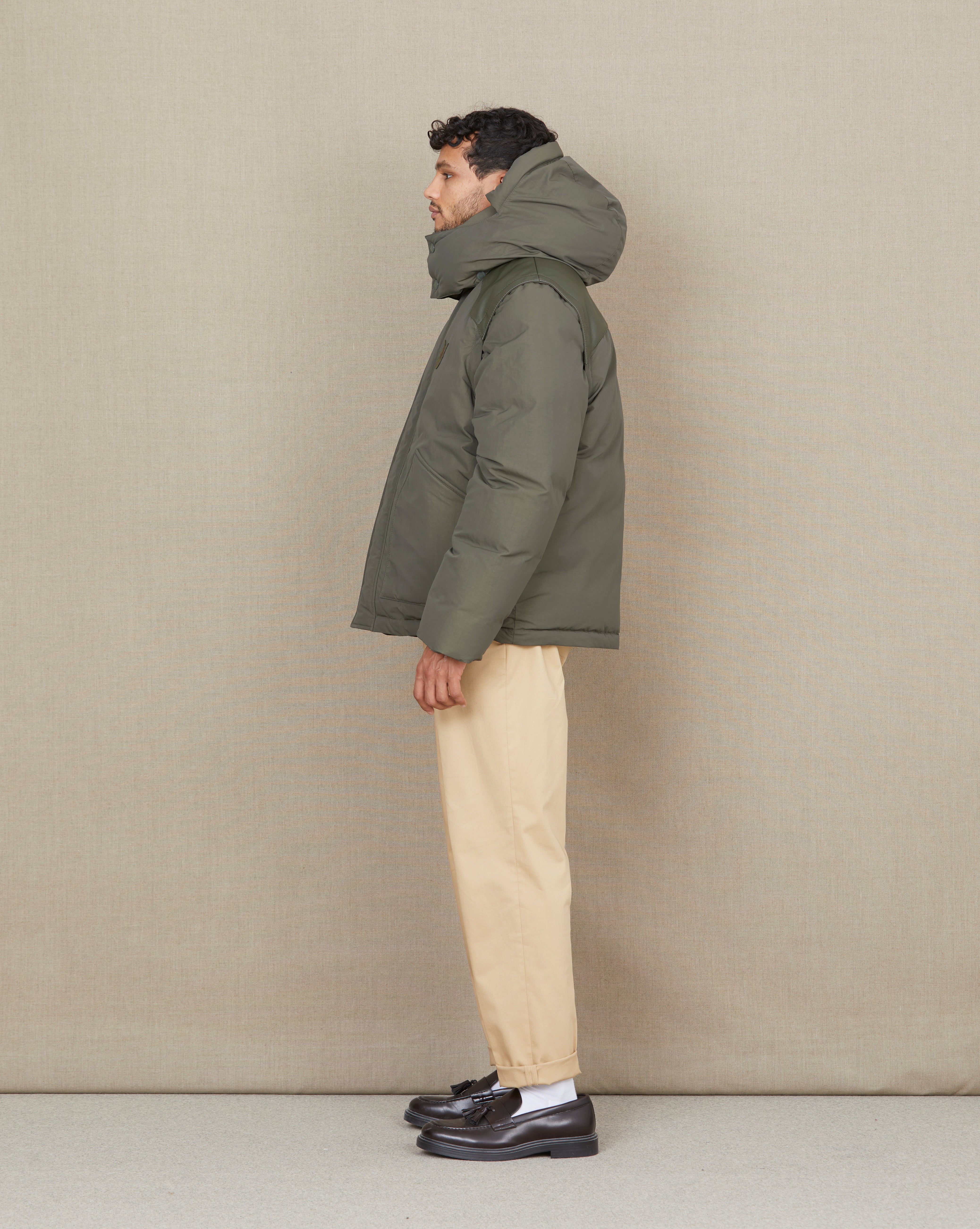 DAUNENJACKE DUCK KHAKI