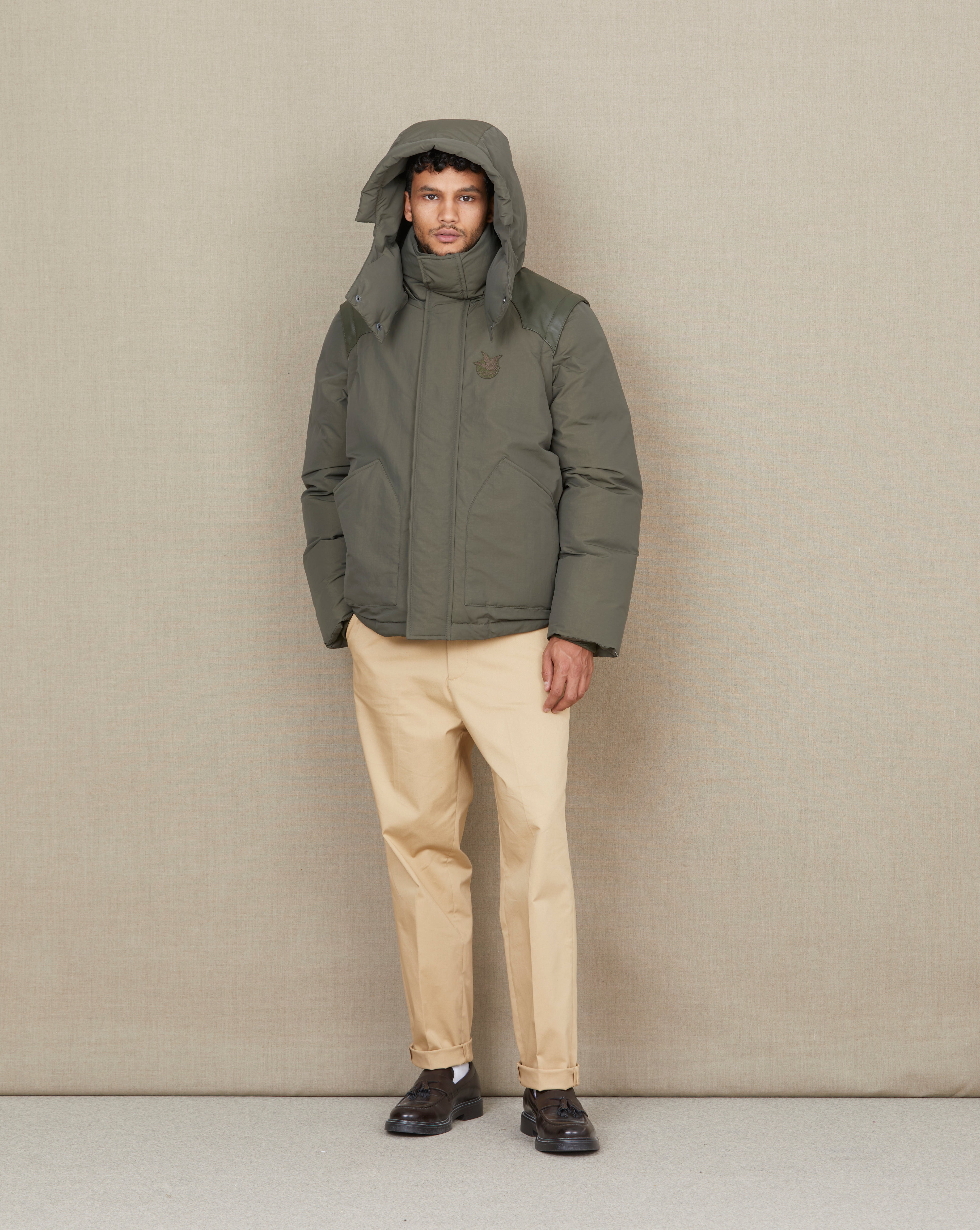 DAUNENJACKE DUCK KHAKI