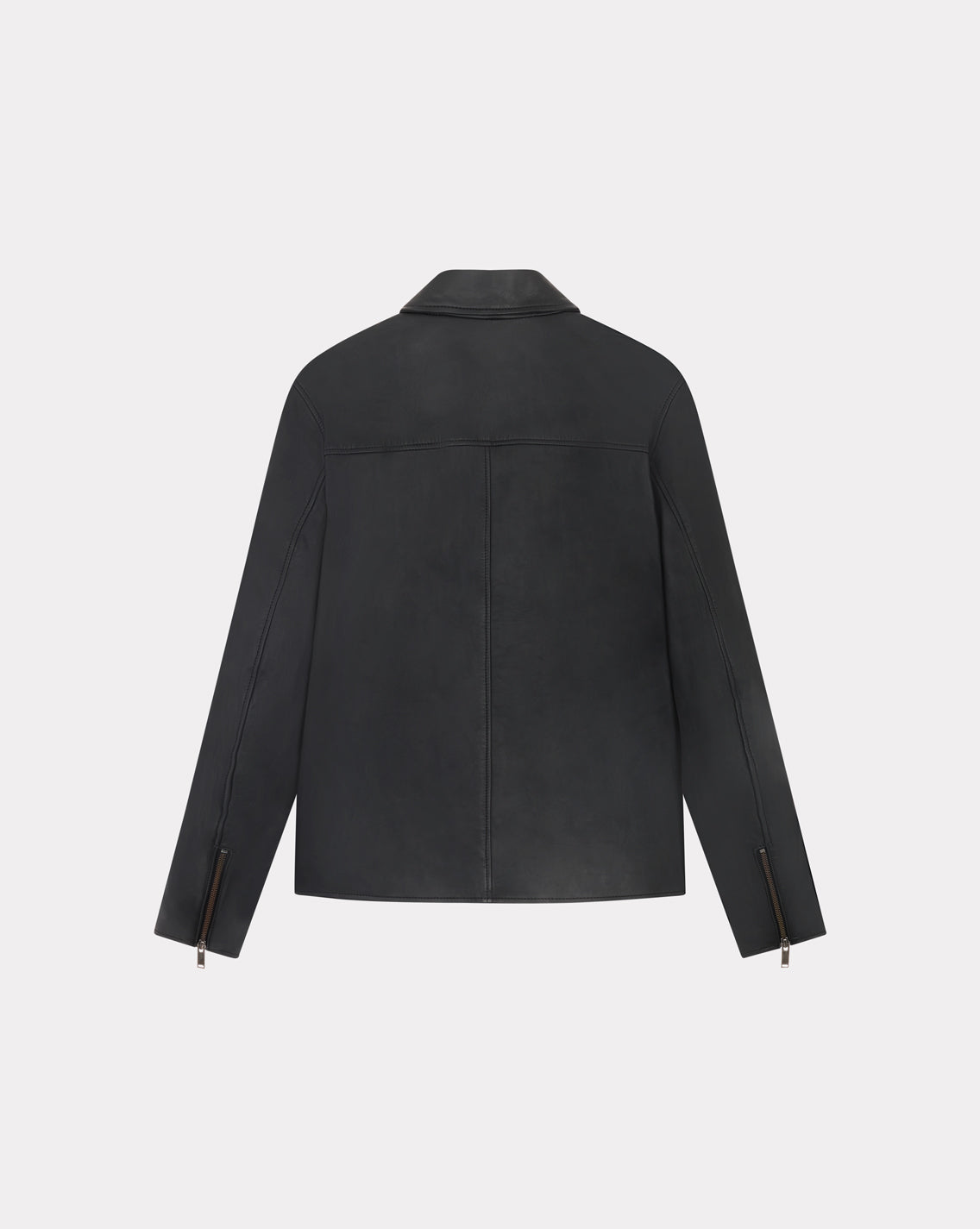 BLOUSON EN CUIR TROOPER NOIR