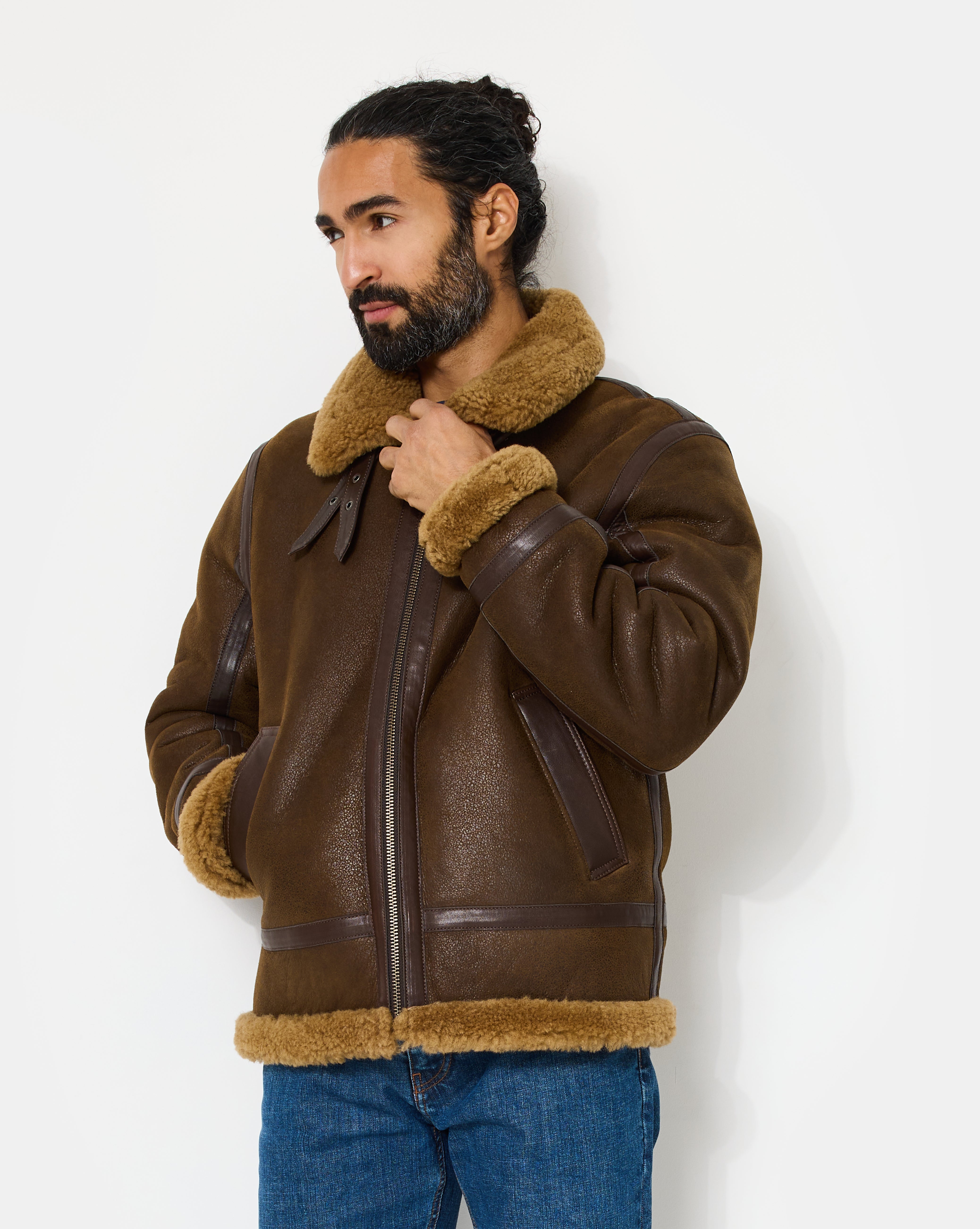 CHEVIGNON レザージャケット EXPEDITIONARY FORCES Blouson Cuir Homme | Chevignon