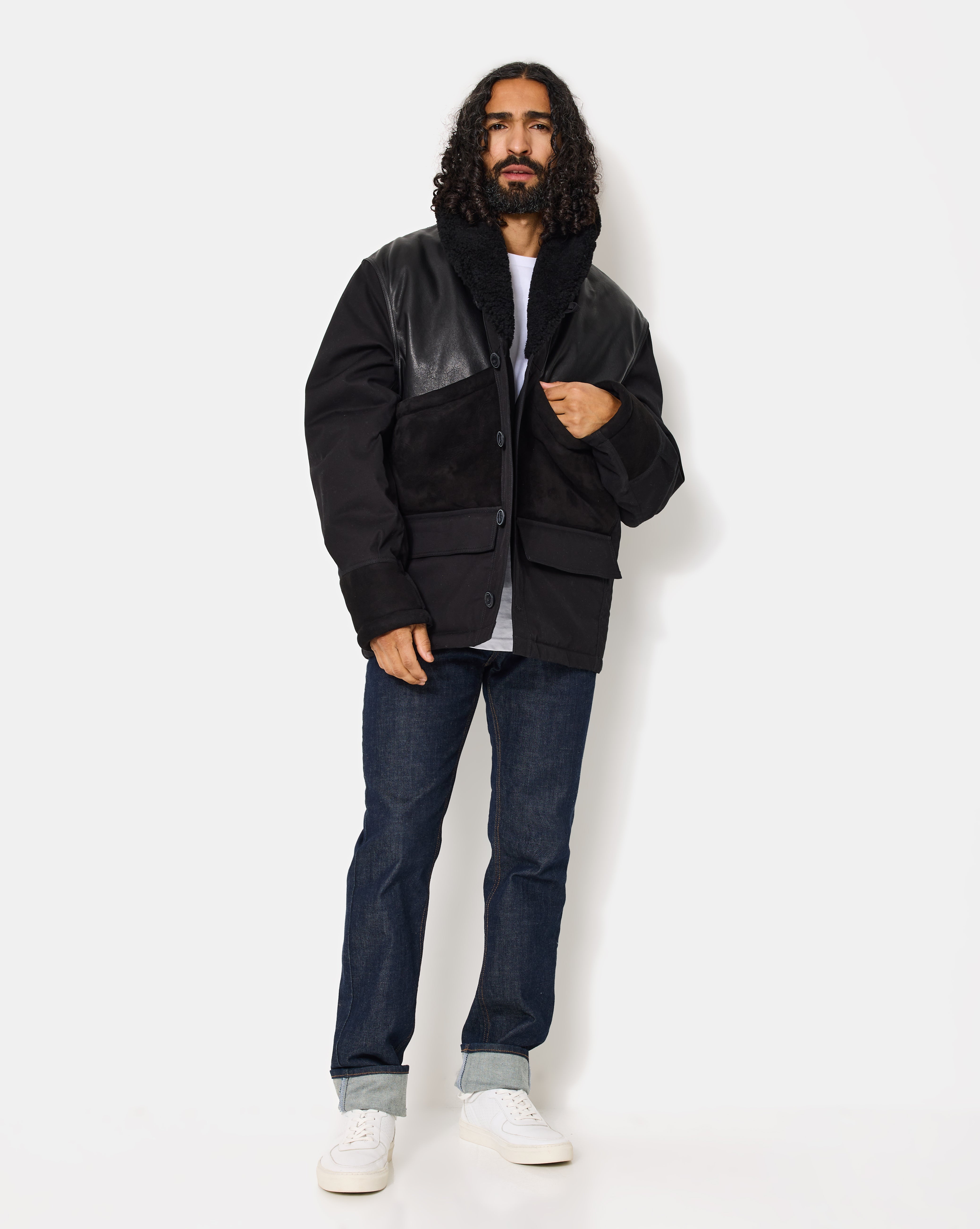 BLACK CAMERAMAN JACKET