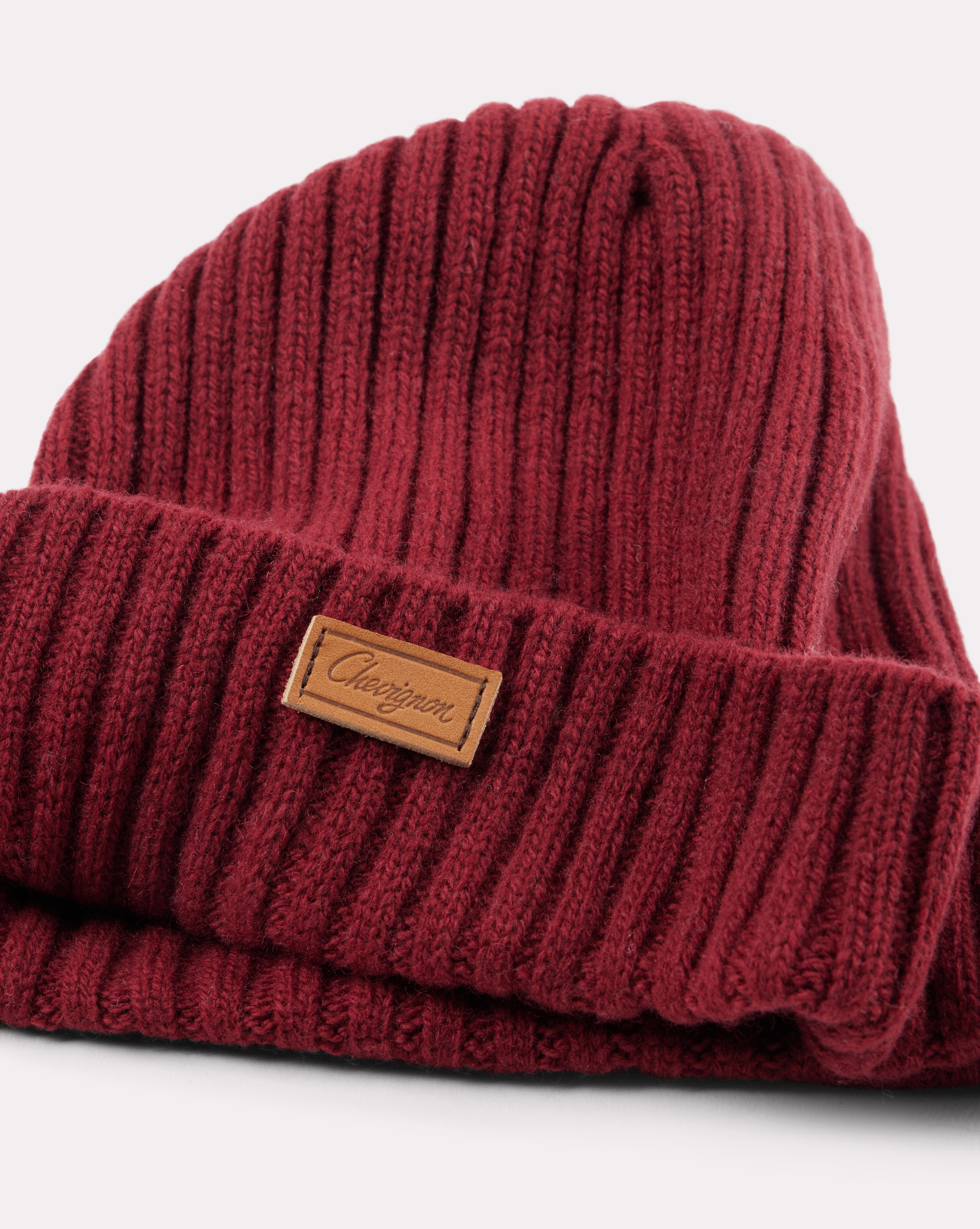 RED FRENCH BEANIE
