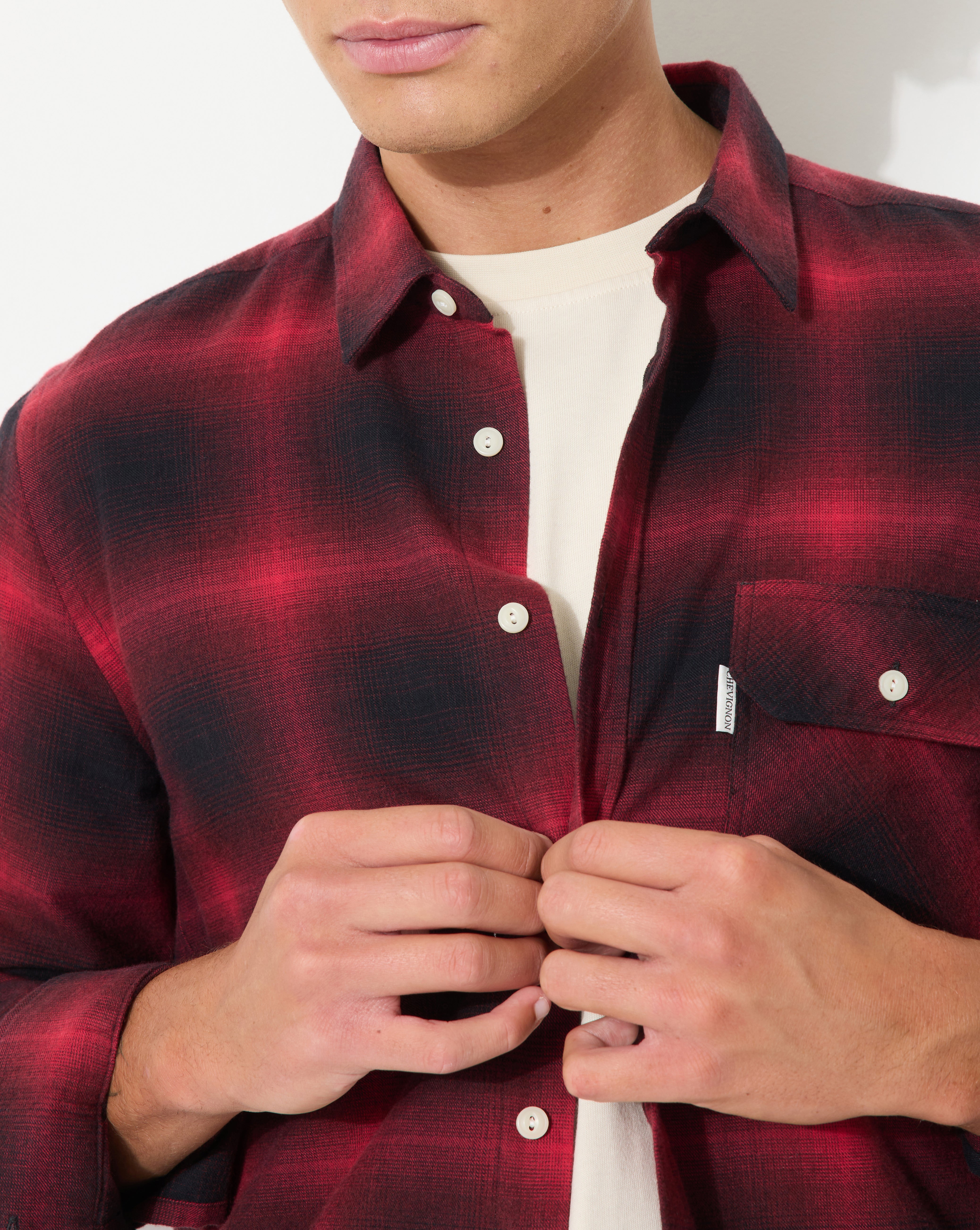 CHEMISE DALLAS ROUGE