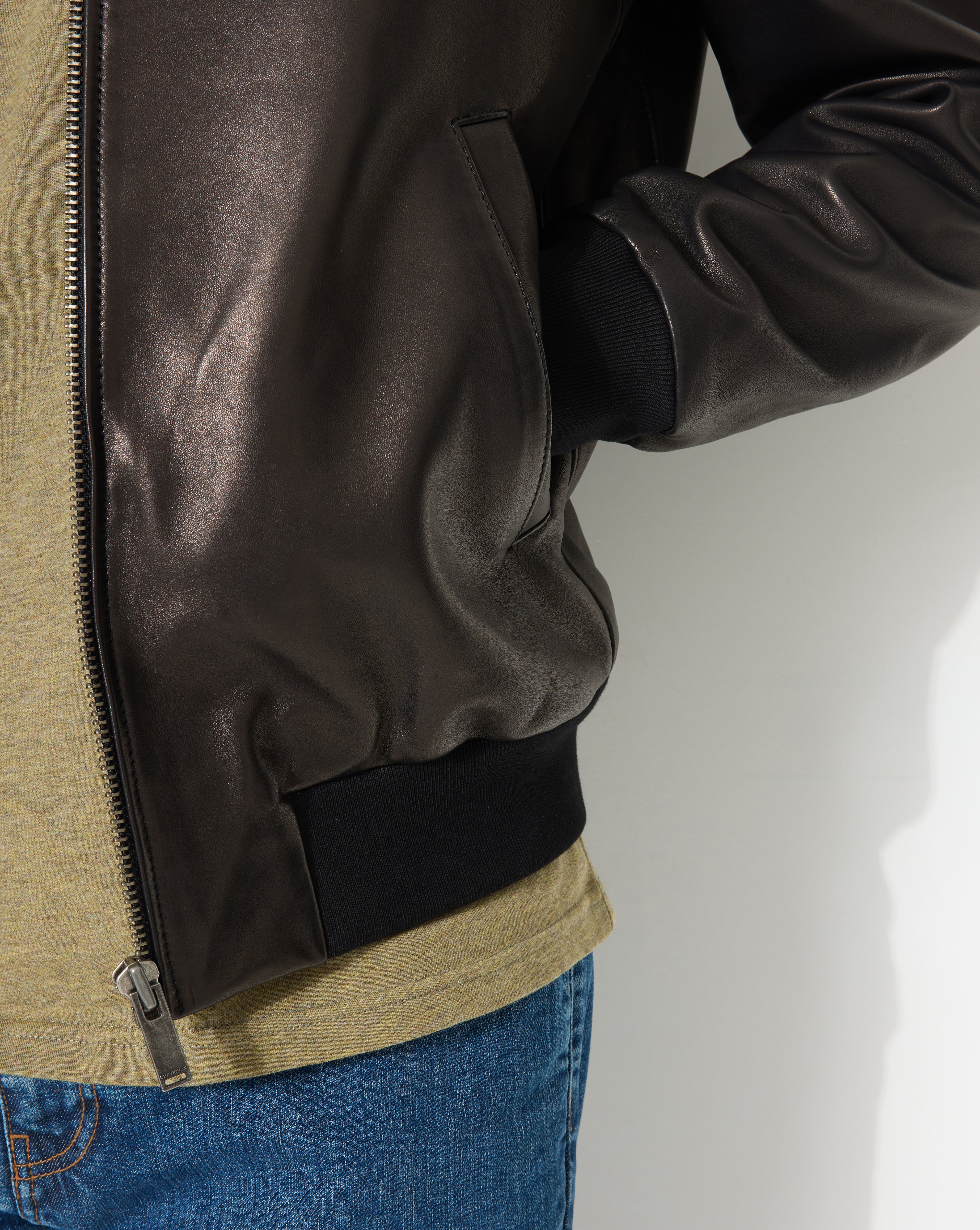 SCHWARZER LEDERTEDDY