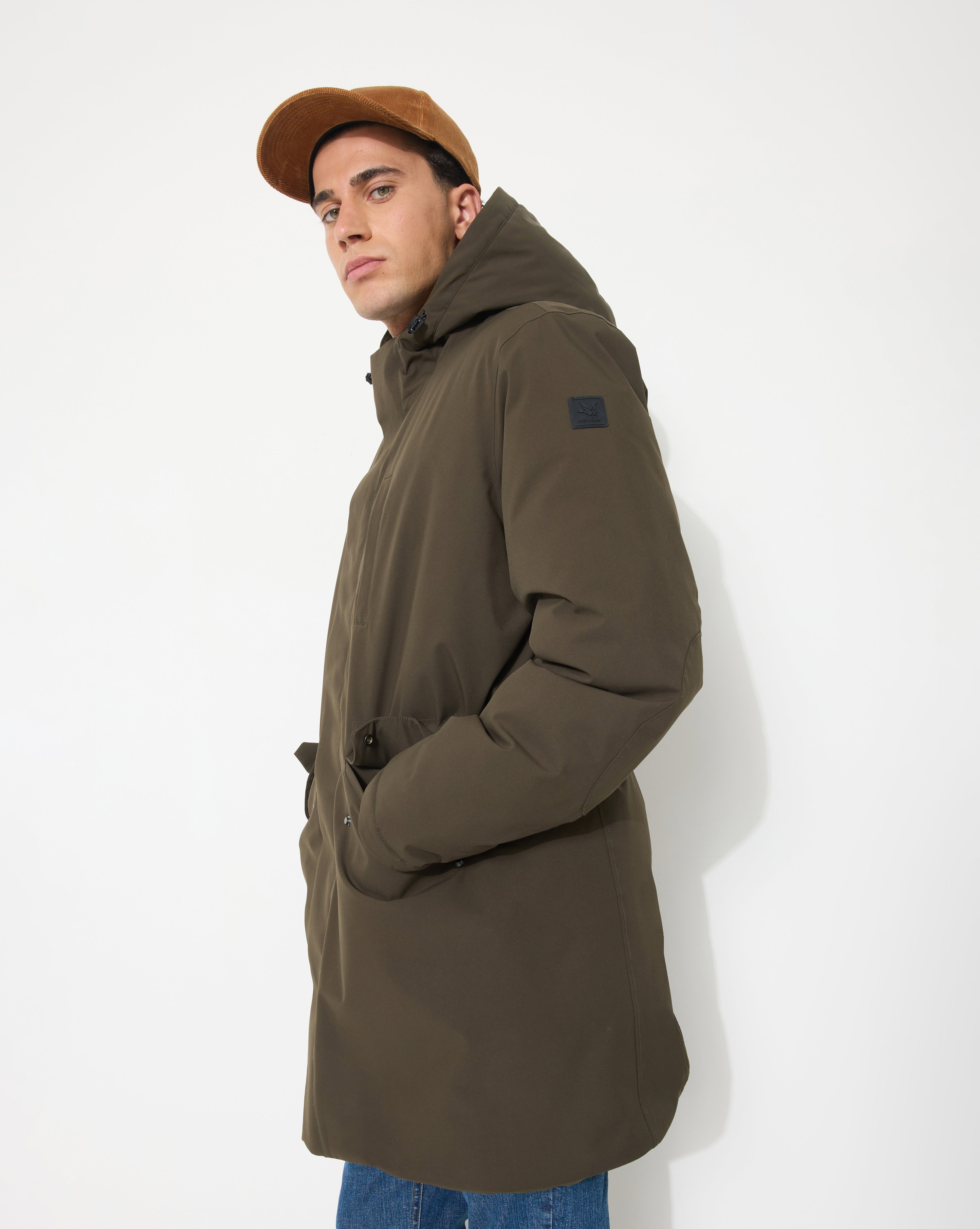 Khakifarbener Parka