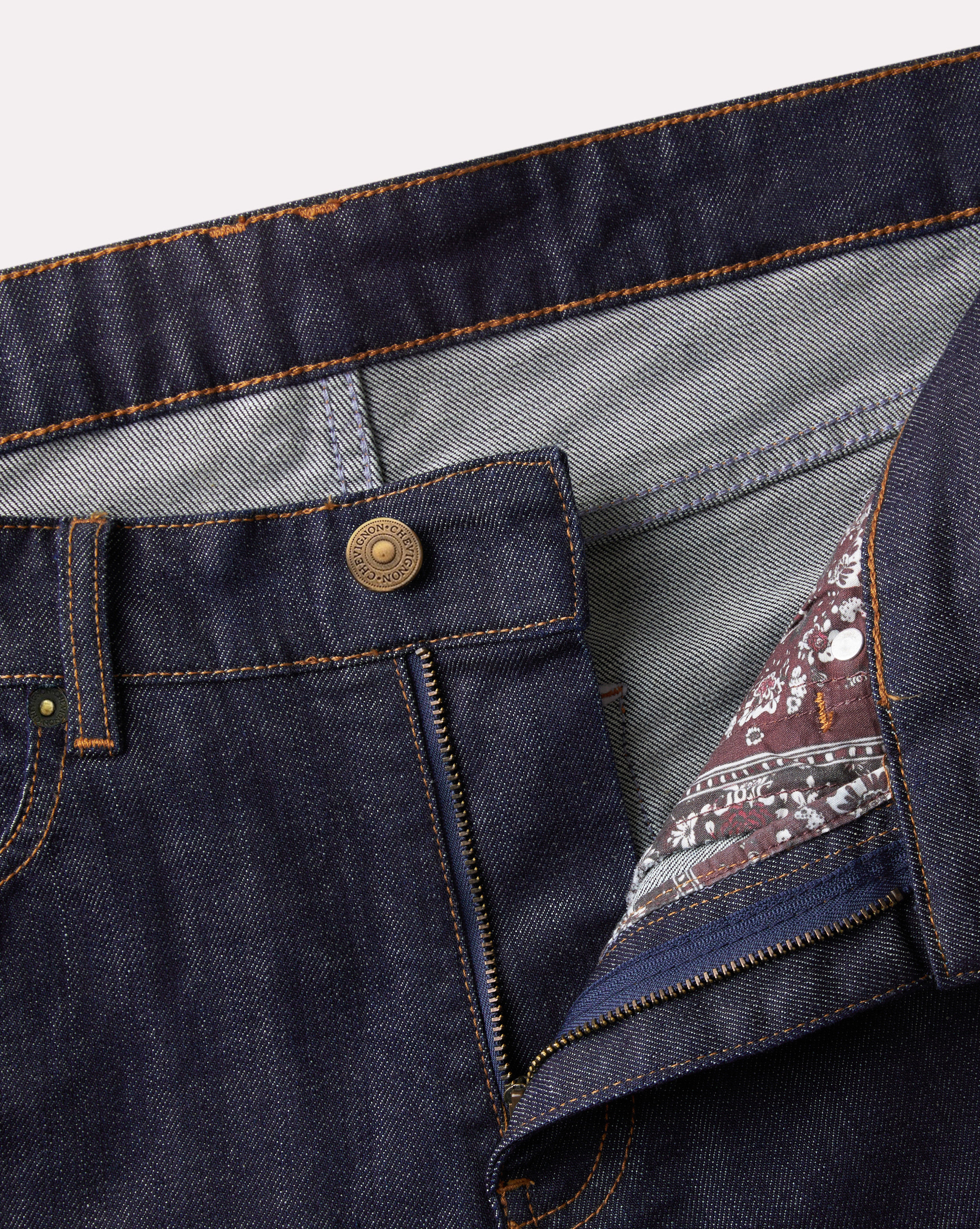 JEAN DENIM STRAIGHT BLEU MARINE
