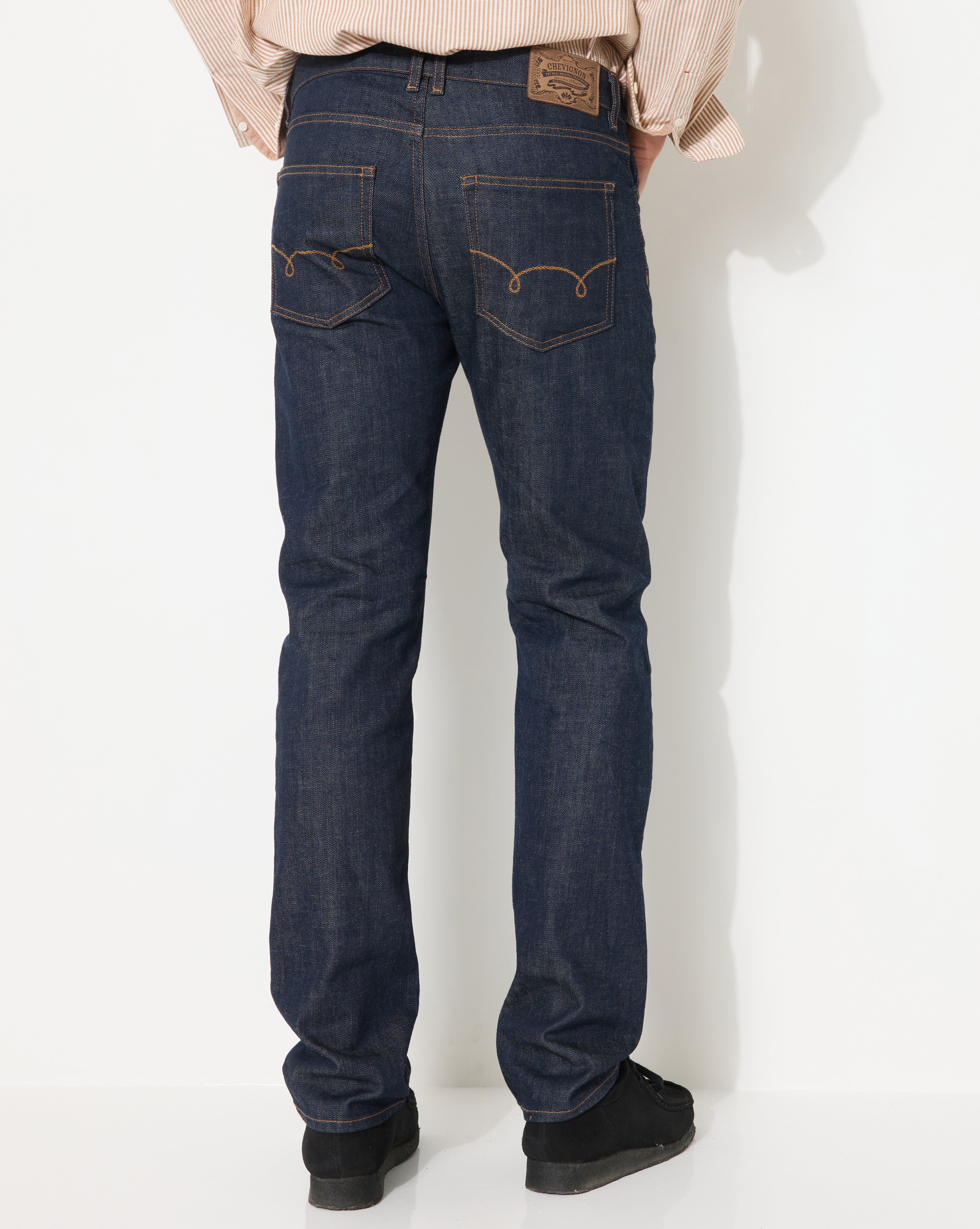 JEAN DENIM STRAIGHT BLEU MARINE