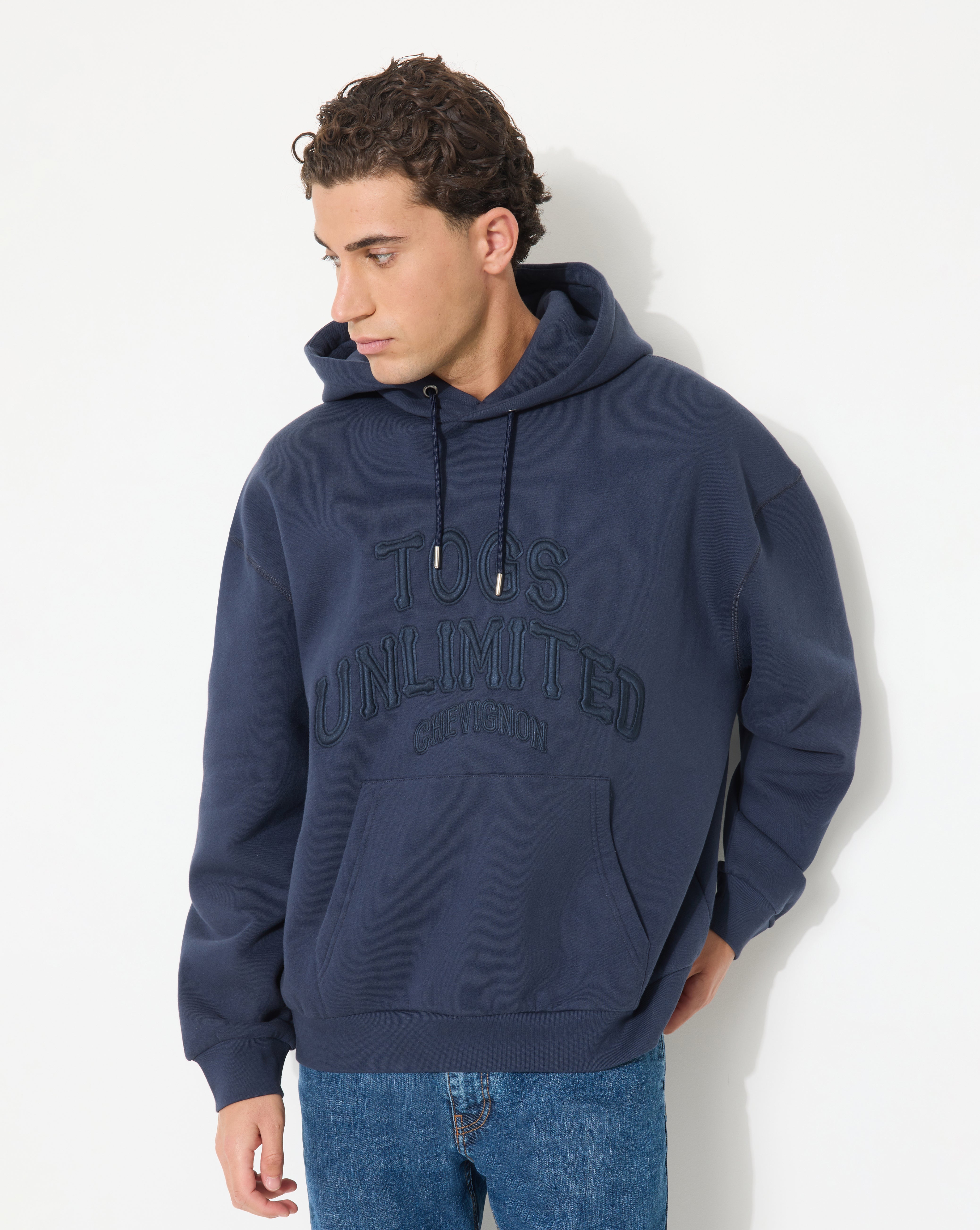 SWEAT HOOD TOGS BLAU
