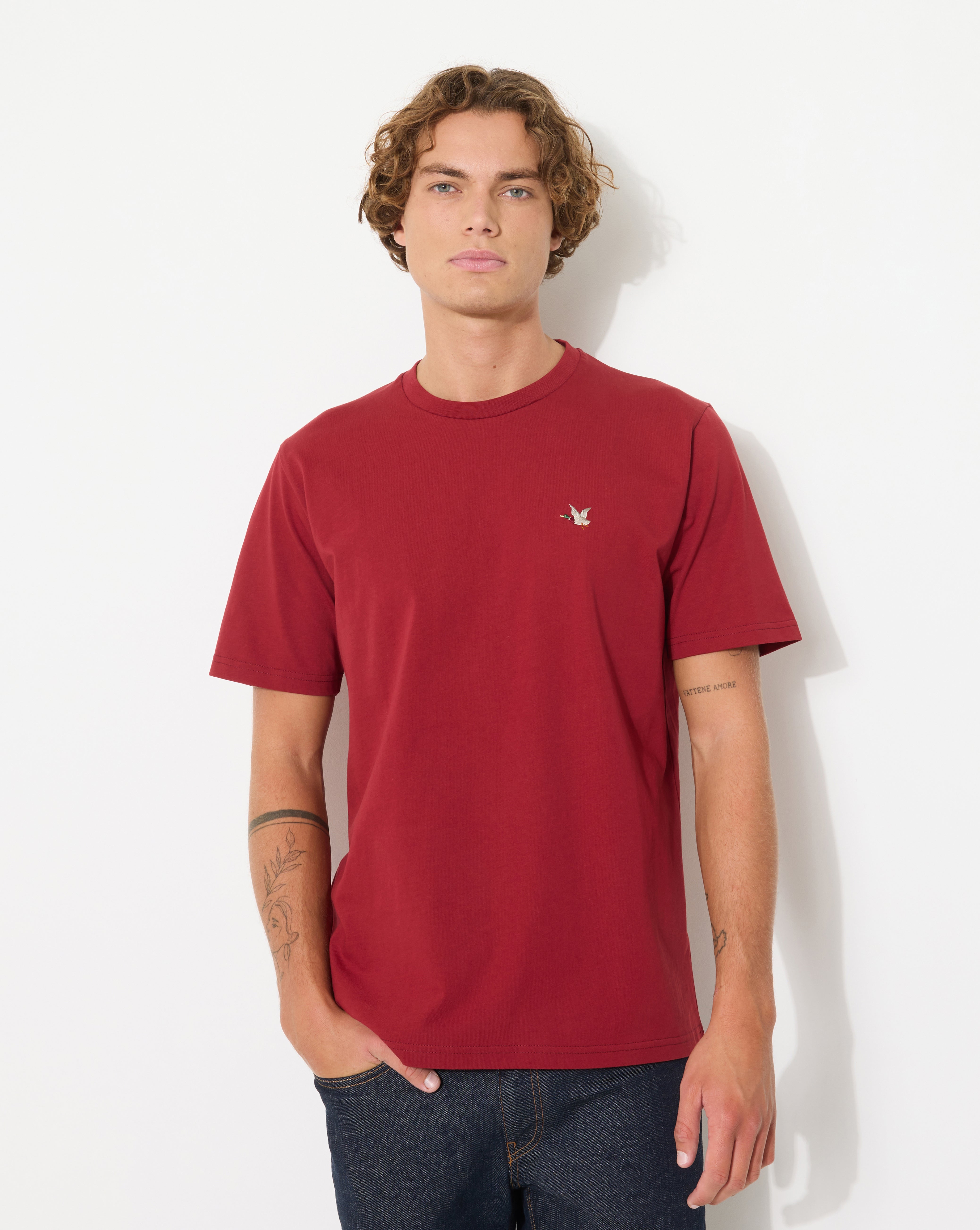 T-SHIRT T-TOGS BURGUNDY