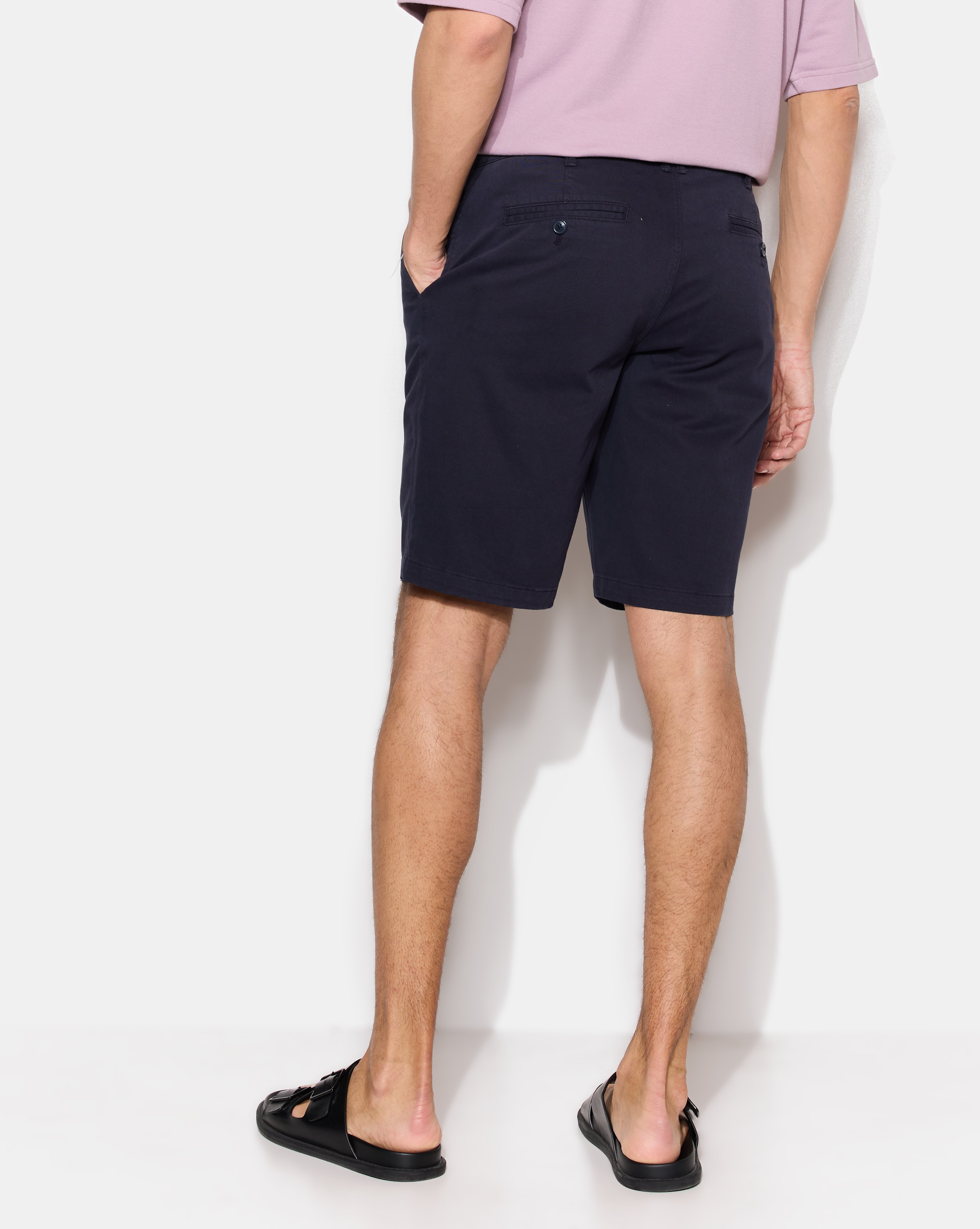CHINO SHORT BLEU MARINE