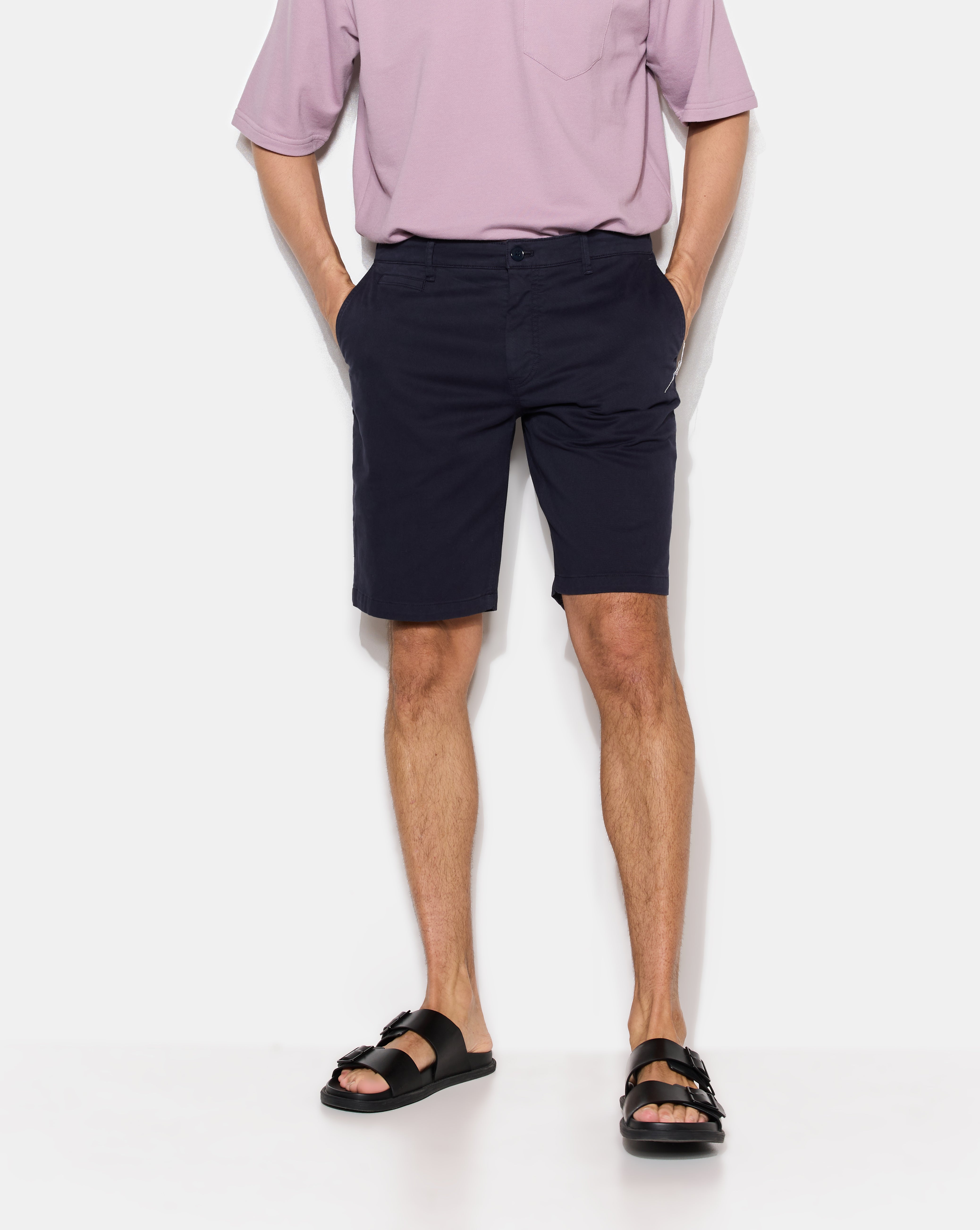 CHINO SHORT BLEU MARINE