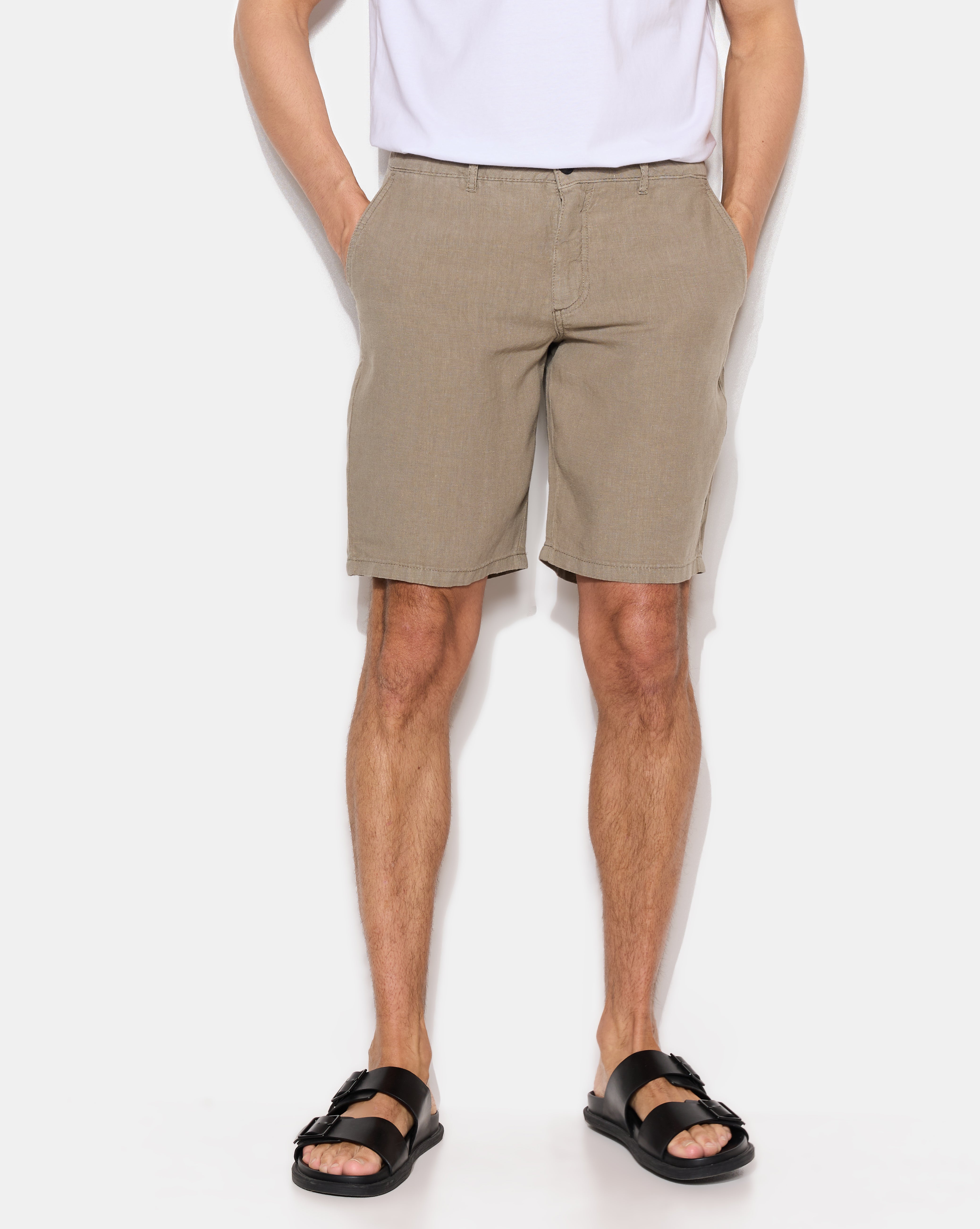 LINEN SHORT ARMY