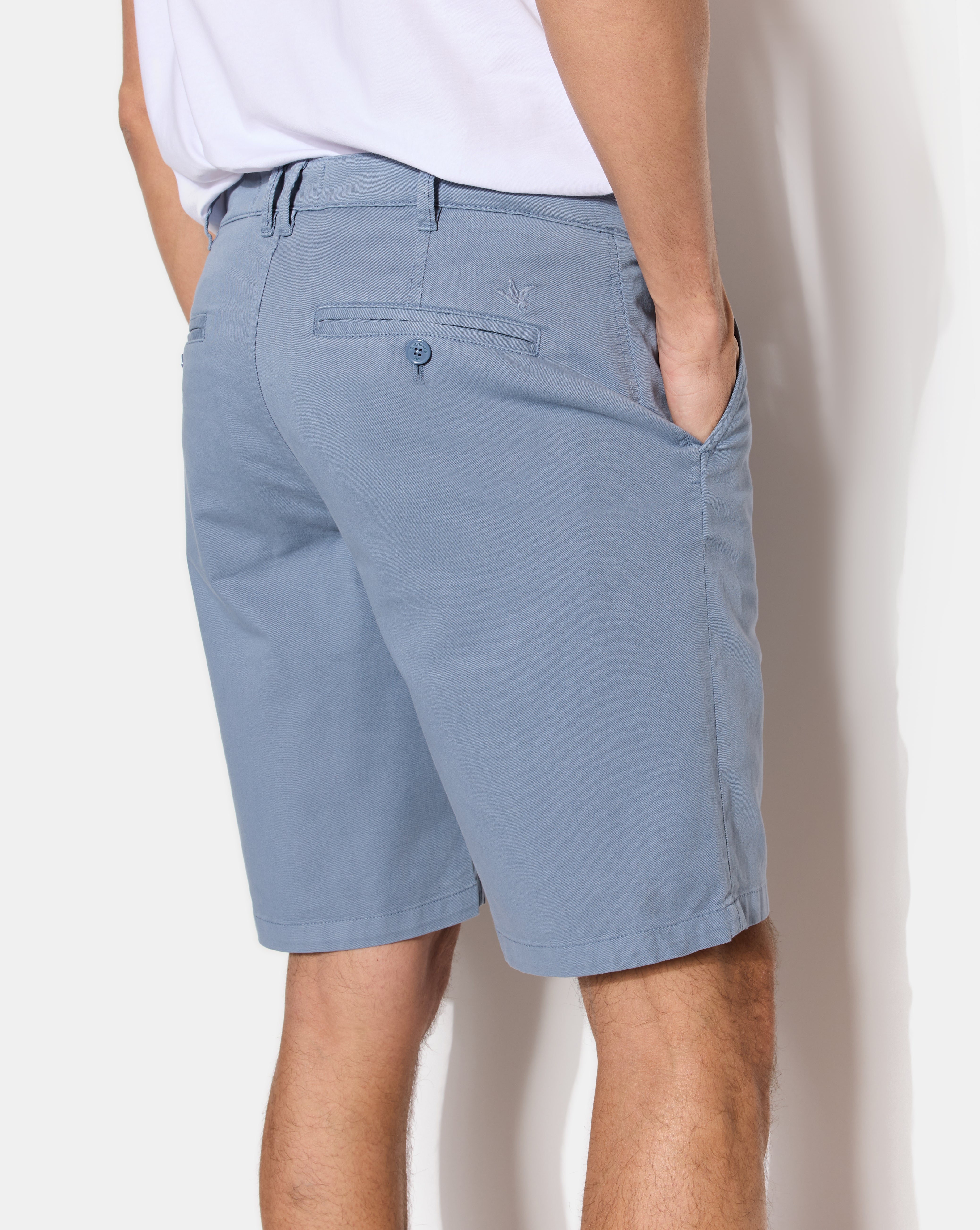 CHINO-SHORTS BLAU