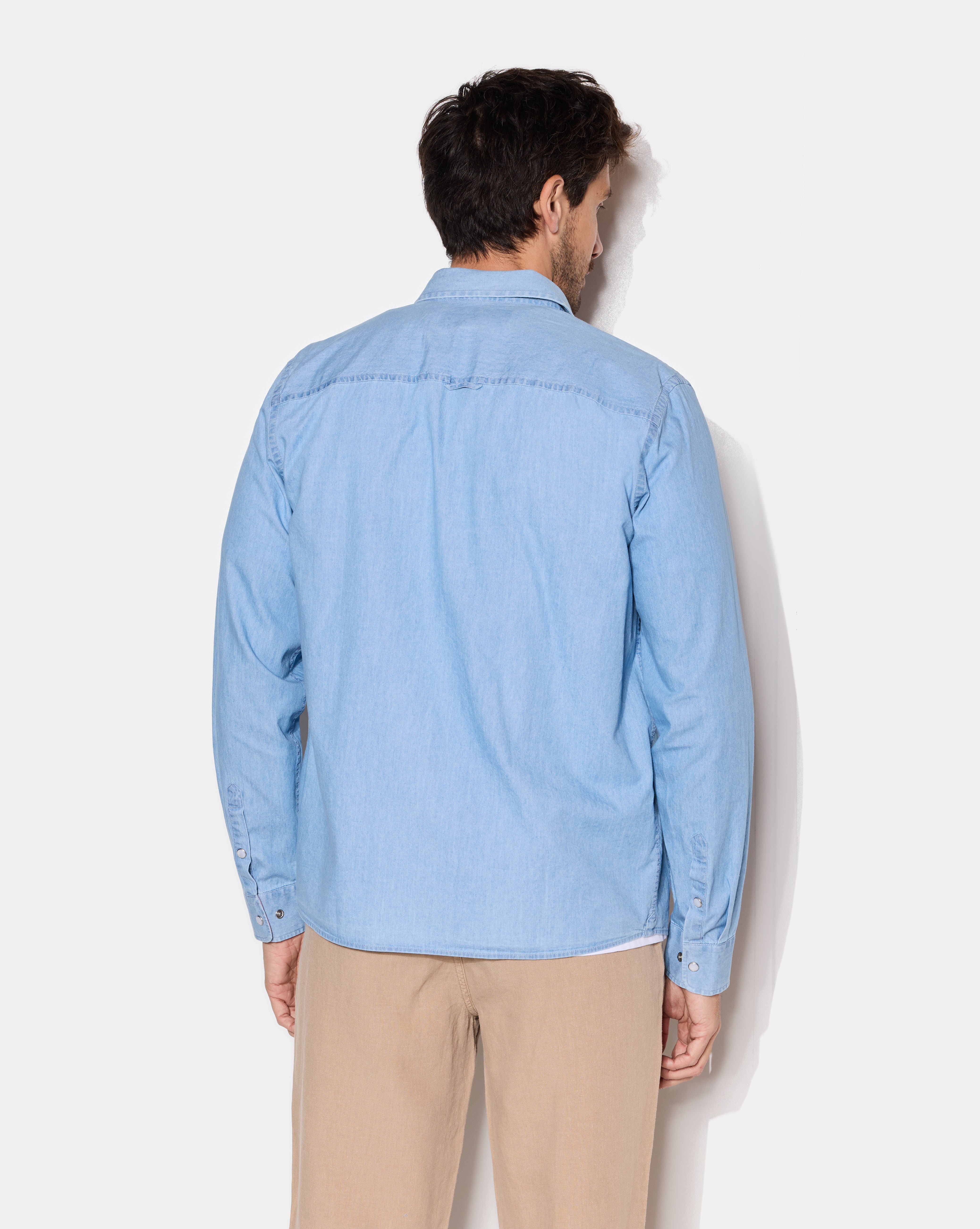 HELLBLAUES DENZEL-HEMD