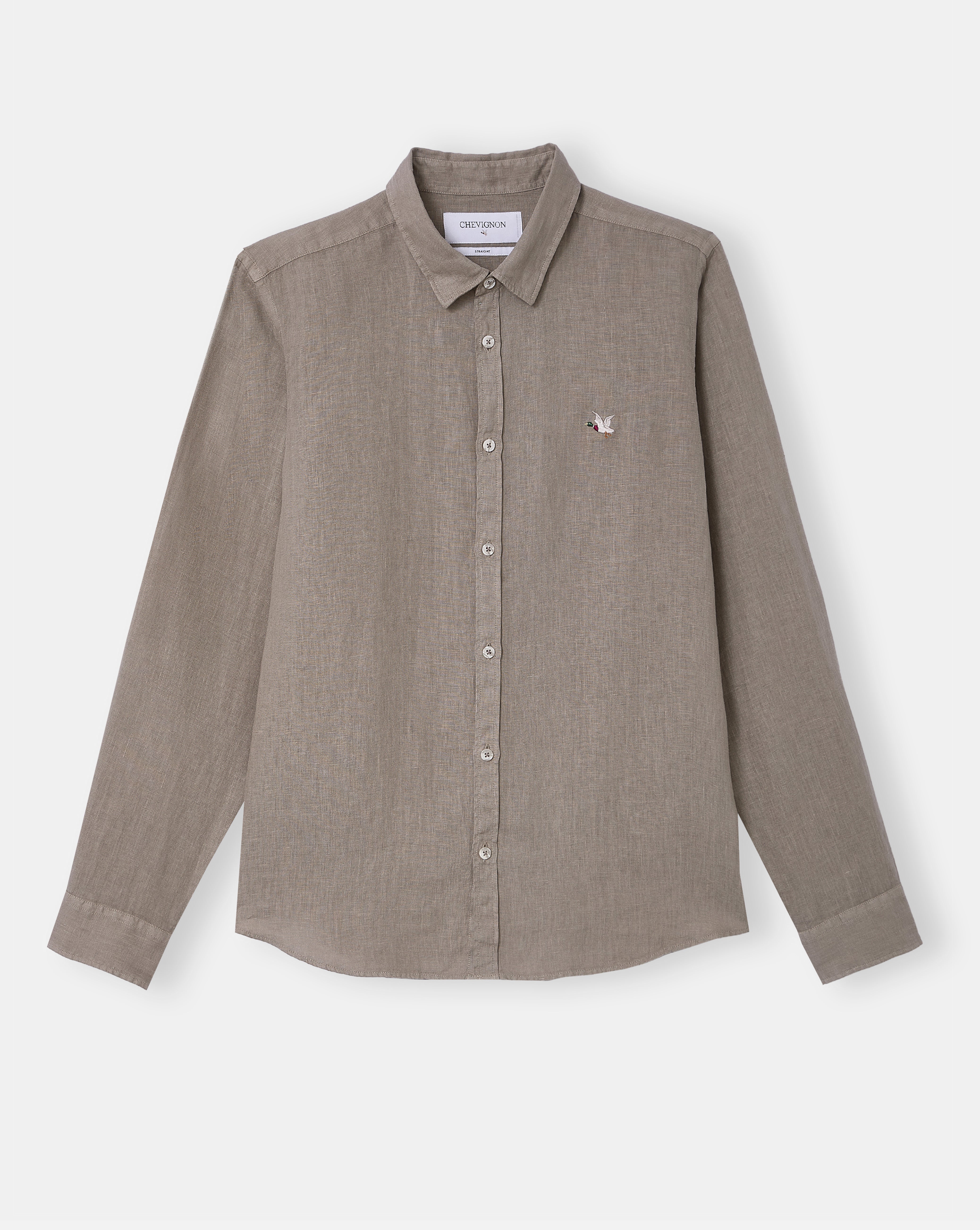 CHEMISE LINO ML ARMY