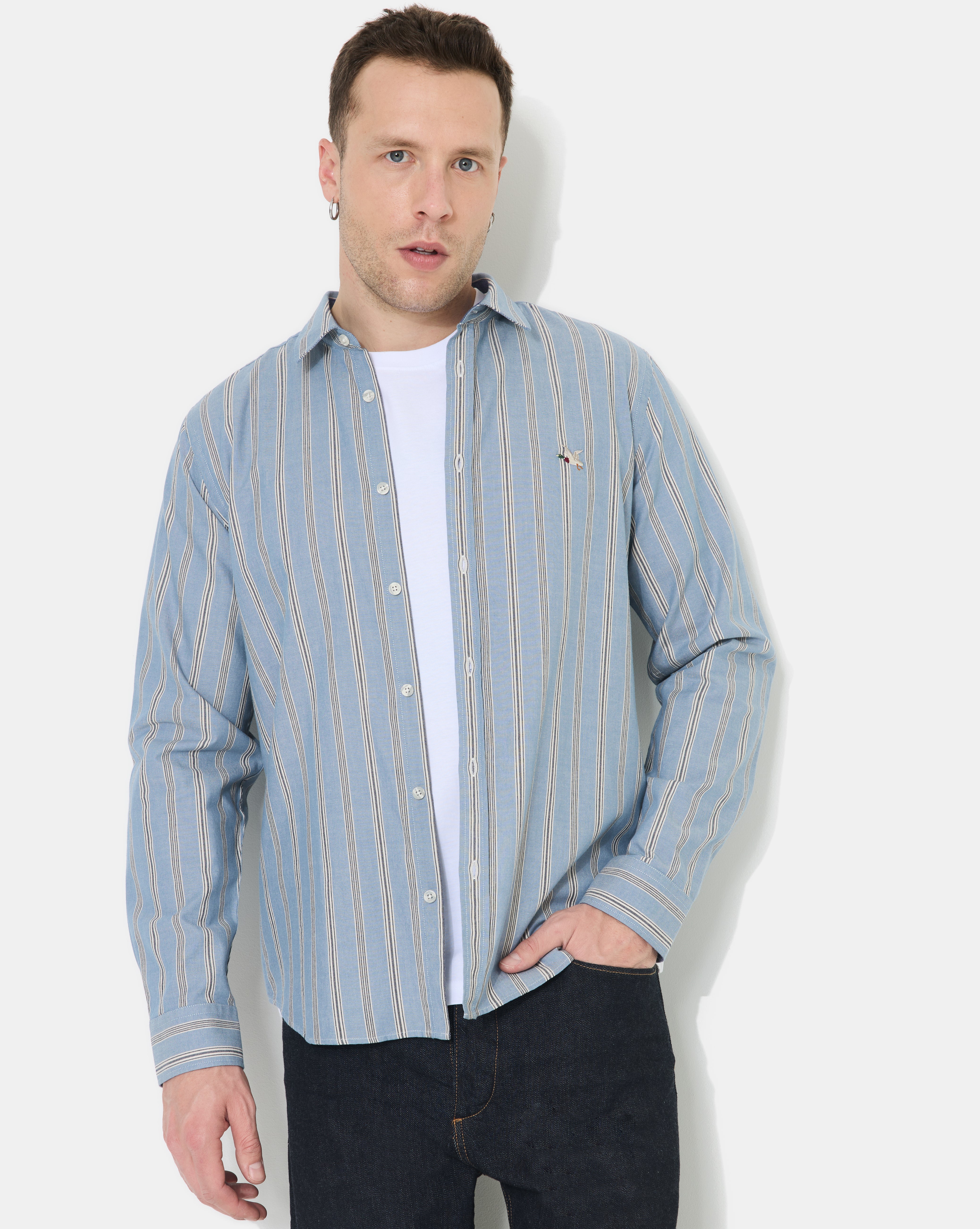 CHEMISE DAYE BLEU MARINE