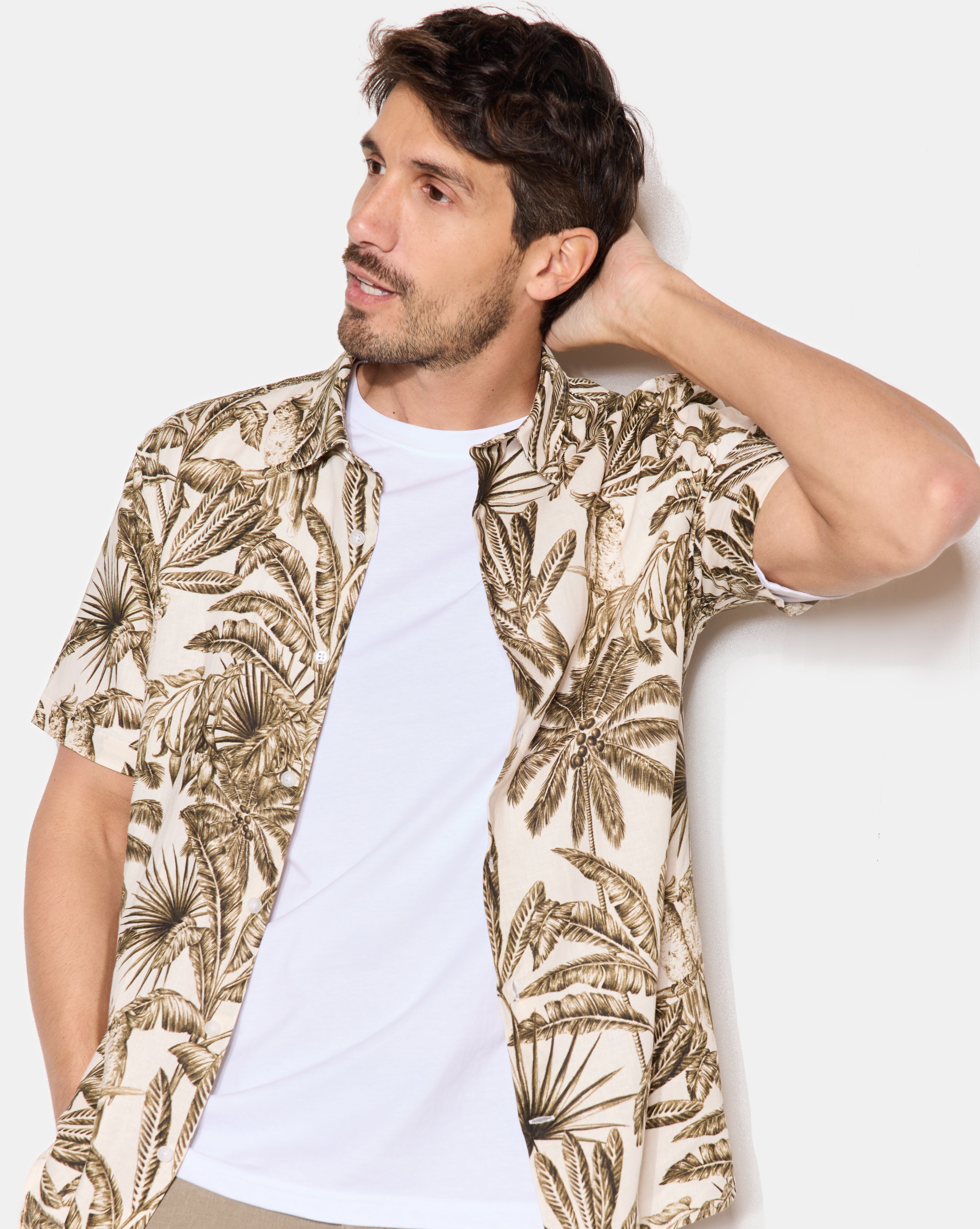 CHEMISE DOMINO ÉCRU