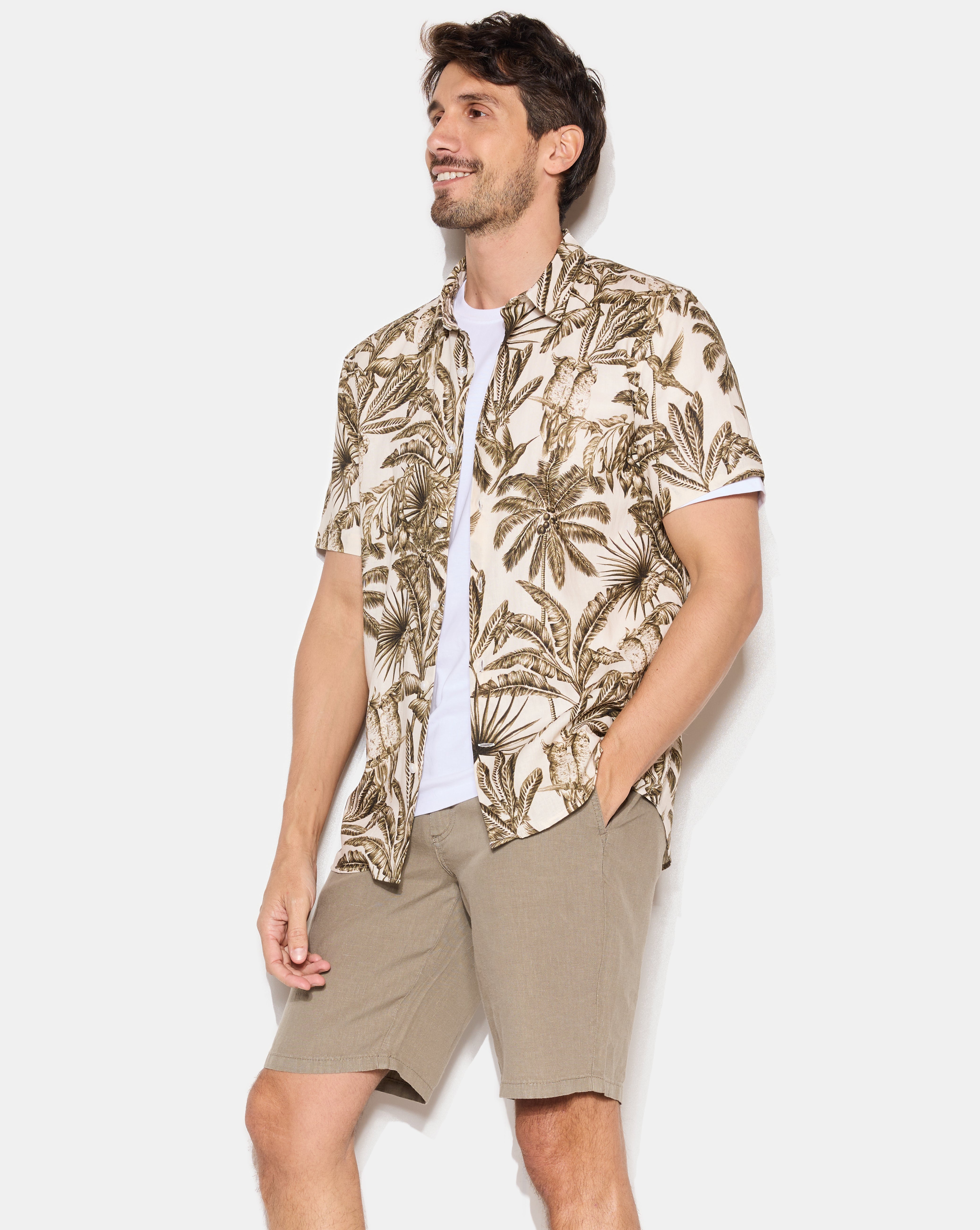CHEMISE DOMINO ÉCRU