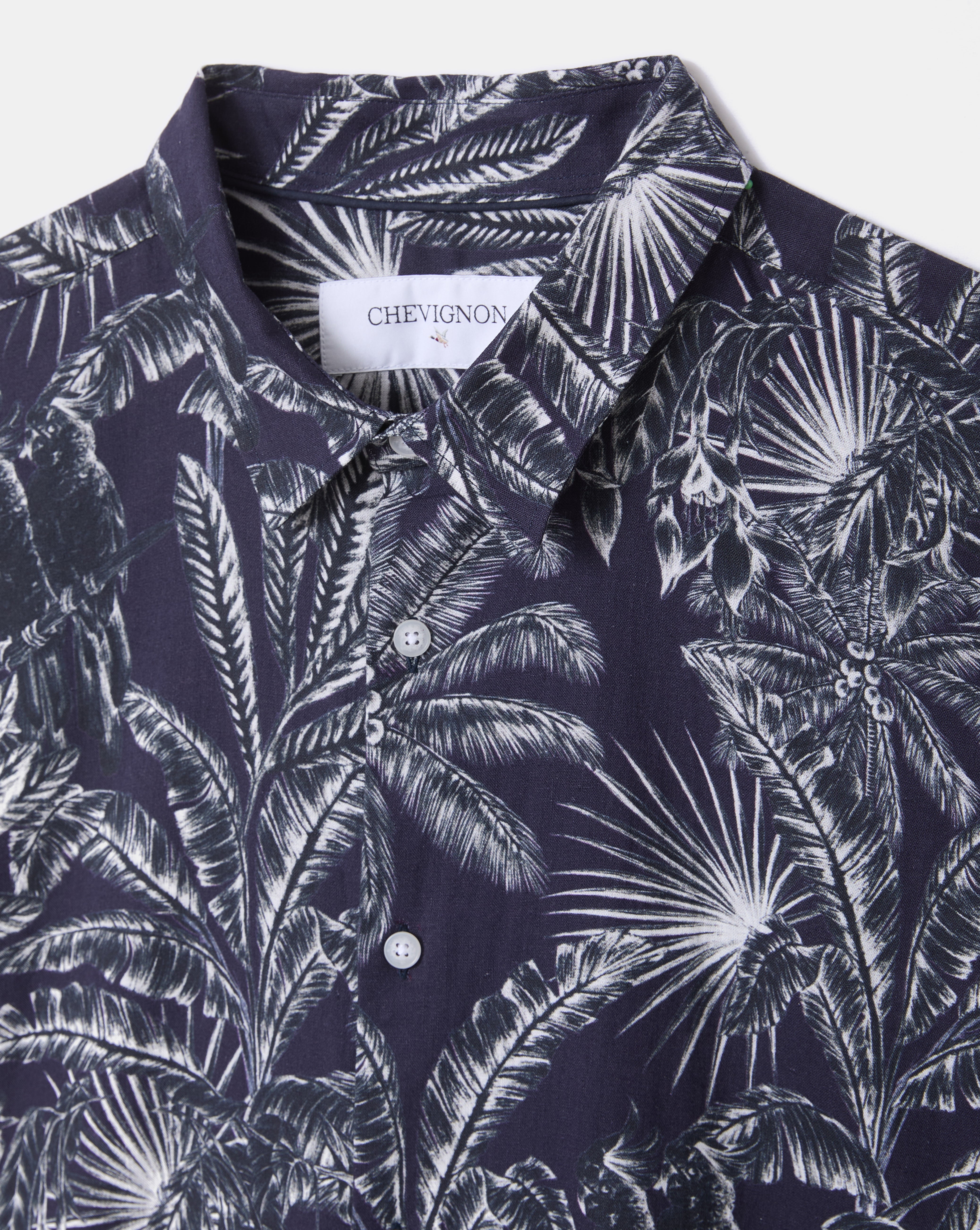 DOMINO HEMD MARINEBLAU
