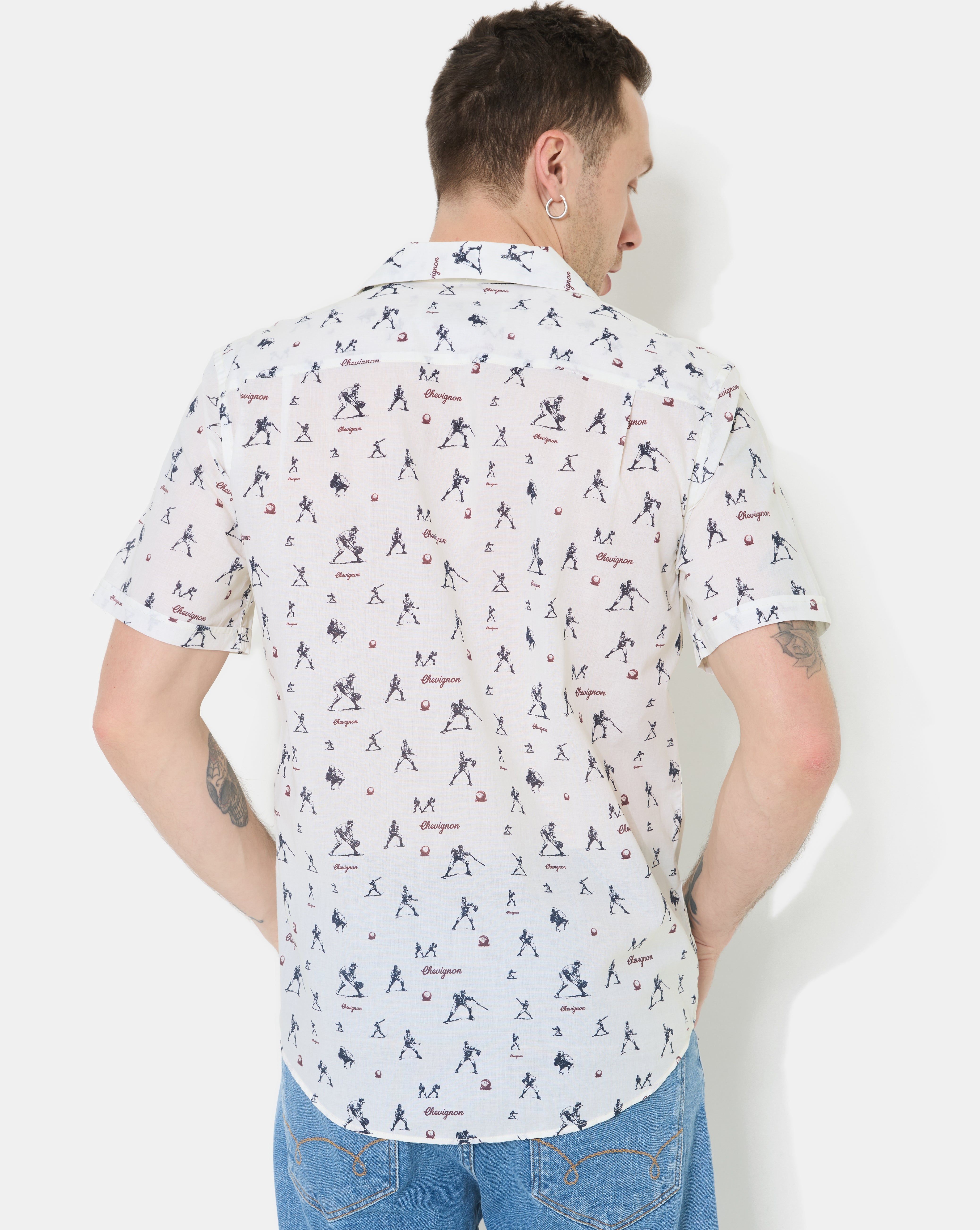 CHEMISE DAWAI ÉCRU