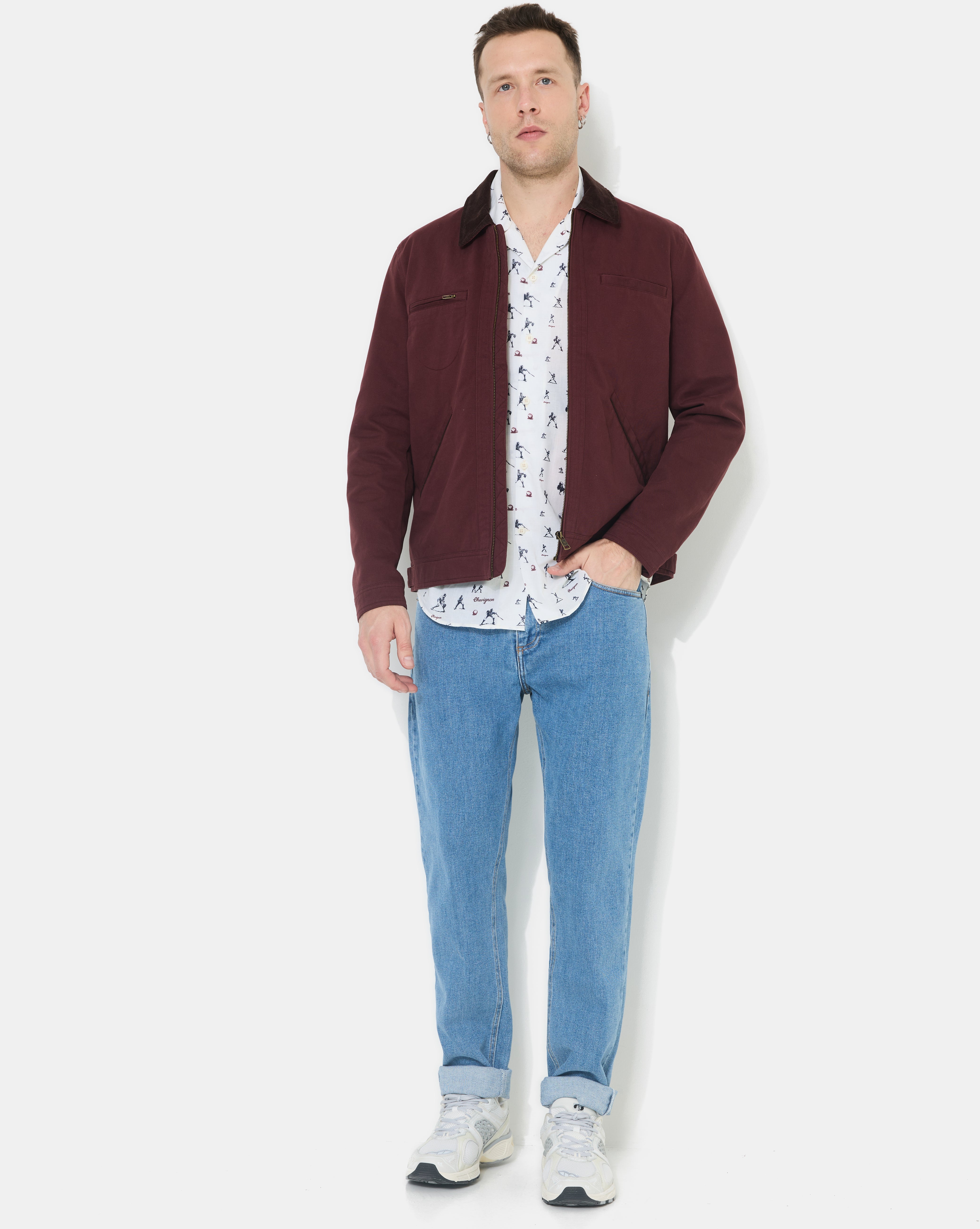 DALTON BURGUNDY JACKET
