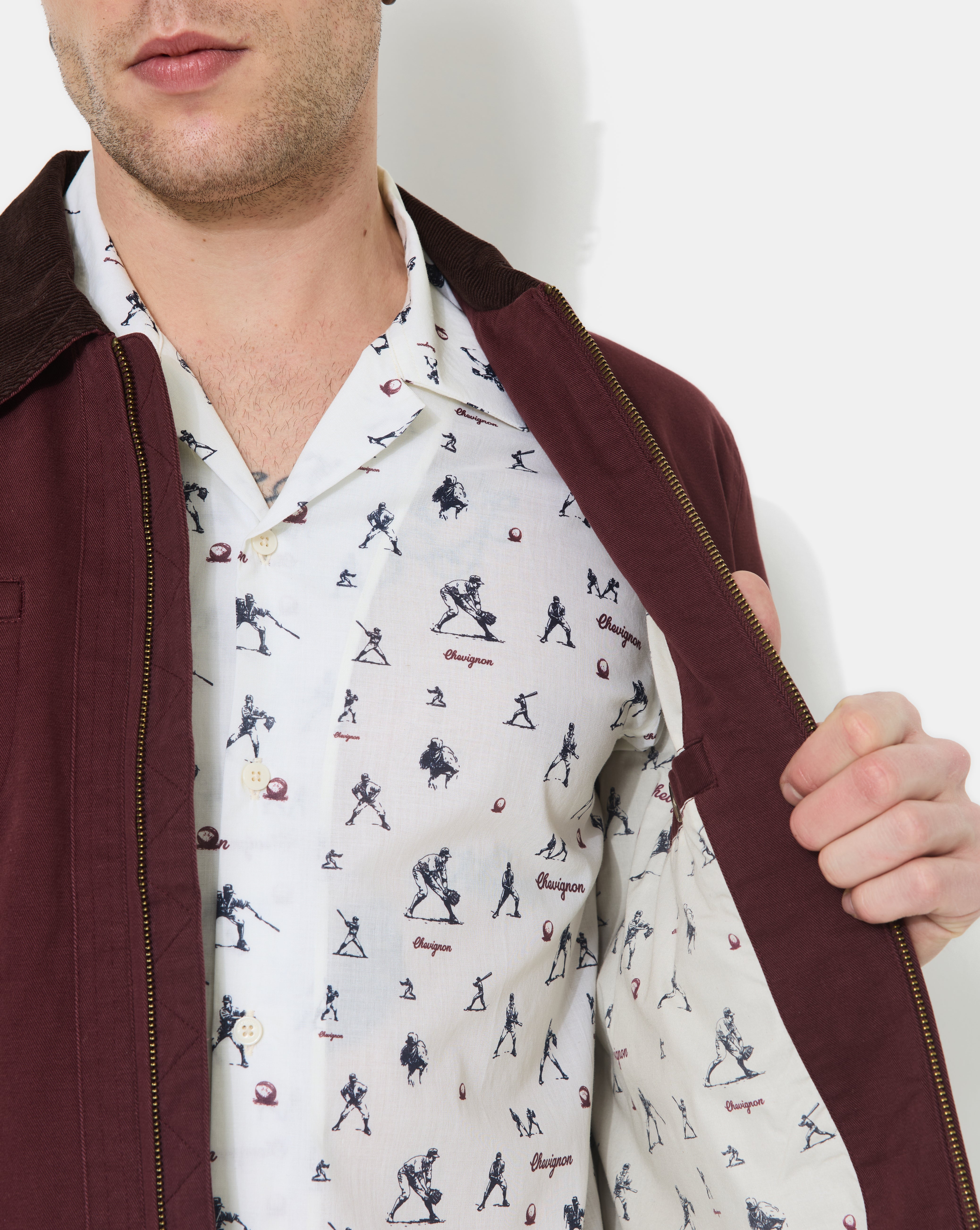 DALTON BURGUNDY JACKET